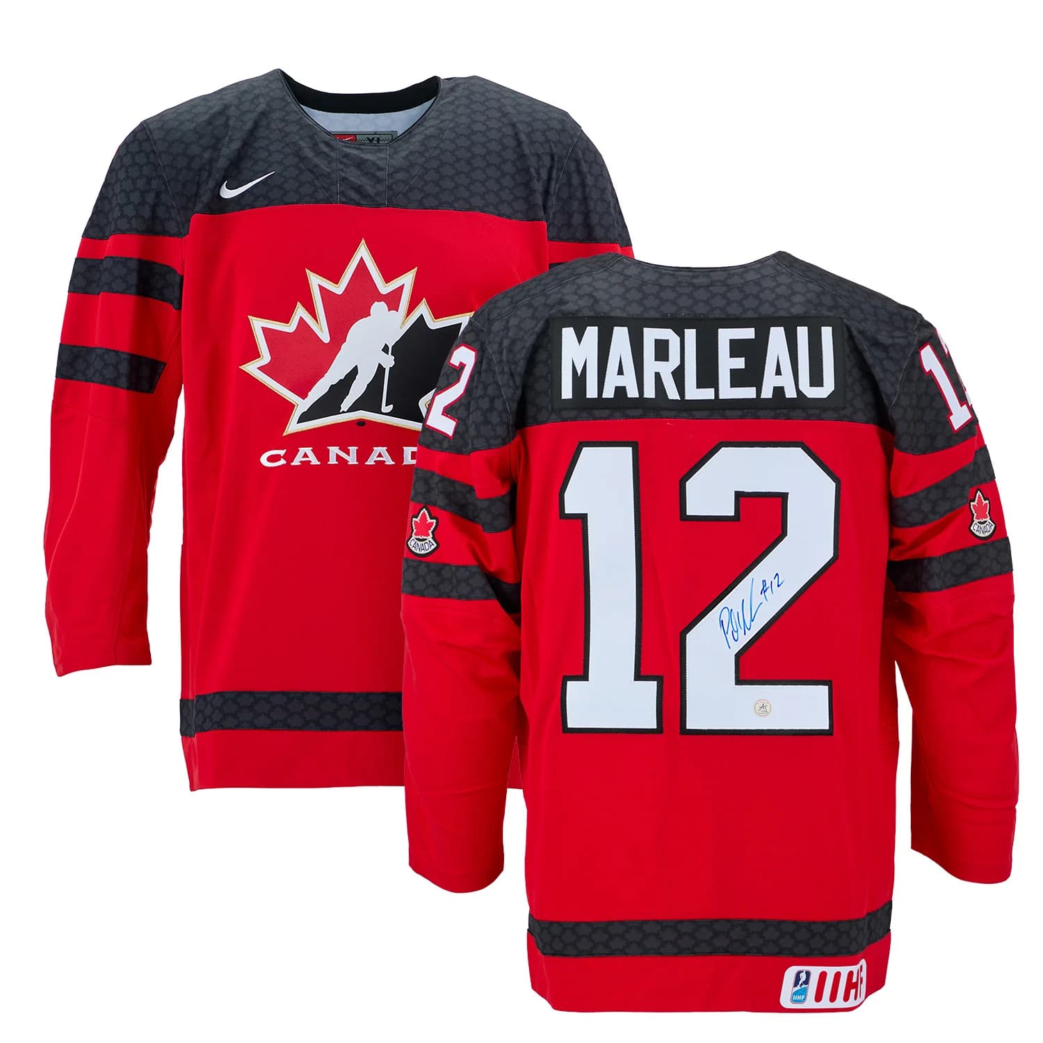 Patrick Marleau Autographed Team Canada Red Nike Hockey Jersey Patrick Marleau Jersey patrick-marleau-team-canada-red-nike, view 3, supplier stock photo