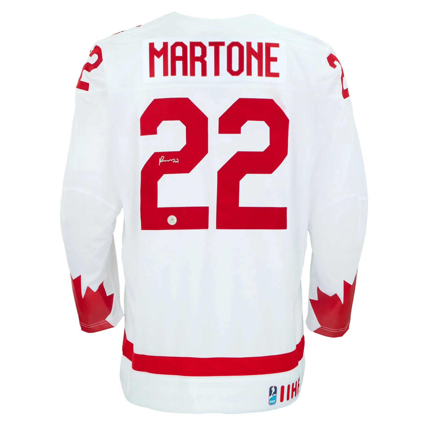 Porter Martone Autographed Team Canada White Heritage Nike Jersey Porter Martone Jersey team-canada-white-heritage-nike, supplier stock photo