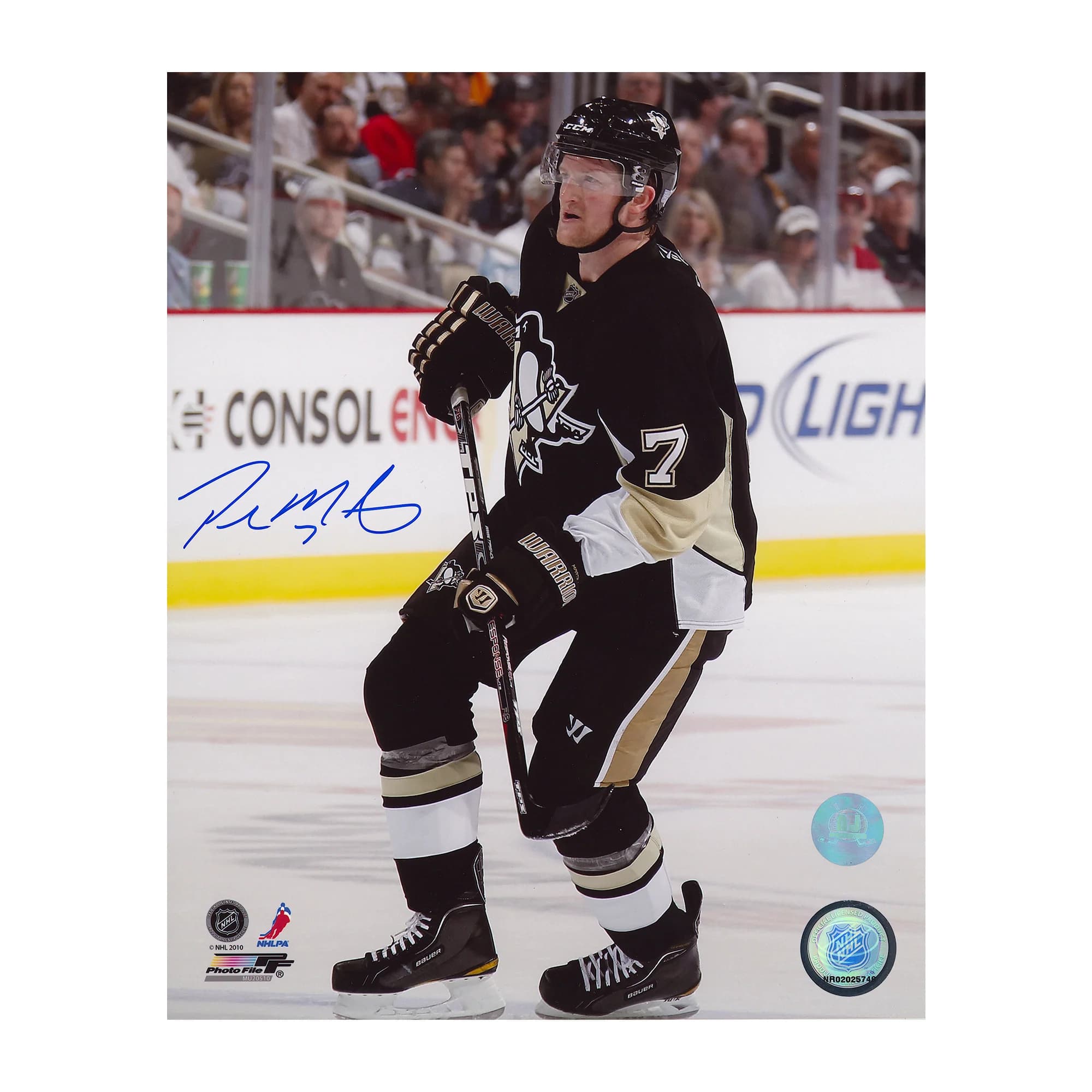 Paul Martin Autographed Pittsburgh Penguins 8x10 Photo Paul Martin Photo 8x10, Pittsburgh Penguins, supplier stock photo