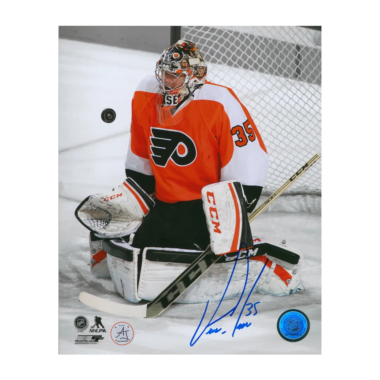 Steve Mason Philadelphia Flyers Autographed Goalie Spotlight 8x10 Photo Steve Mason Photo 8x10-goalie-spotlight, Philadelphia Flyers, supplier stock photo