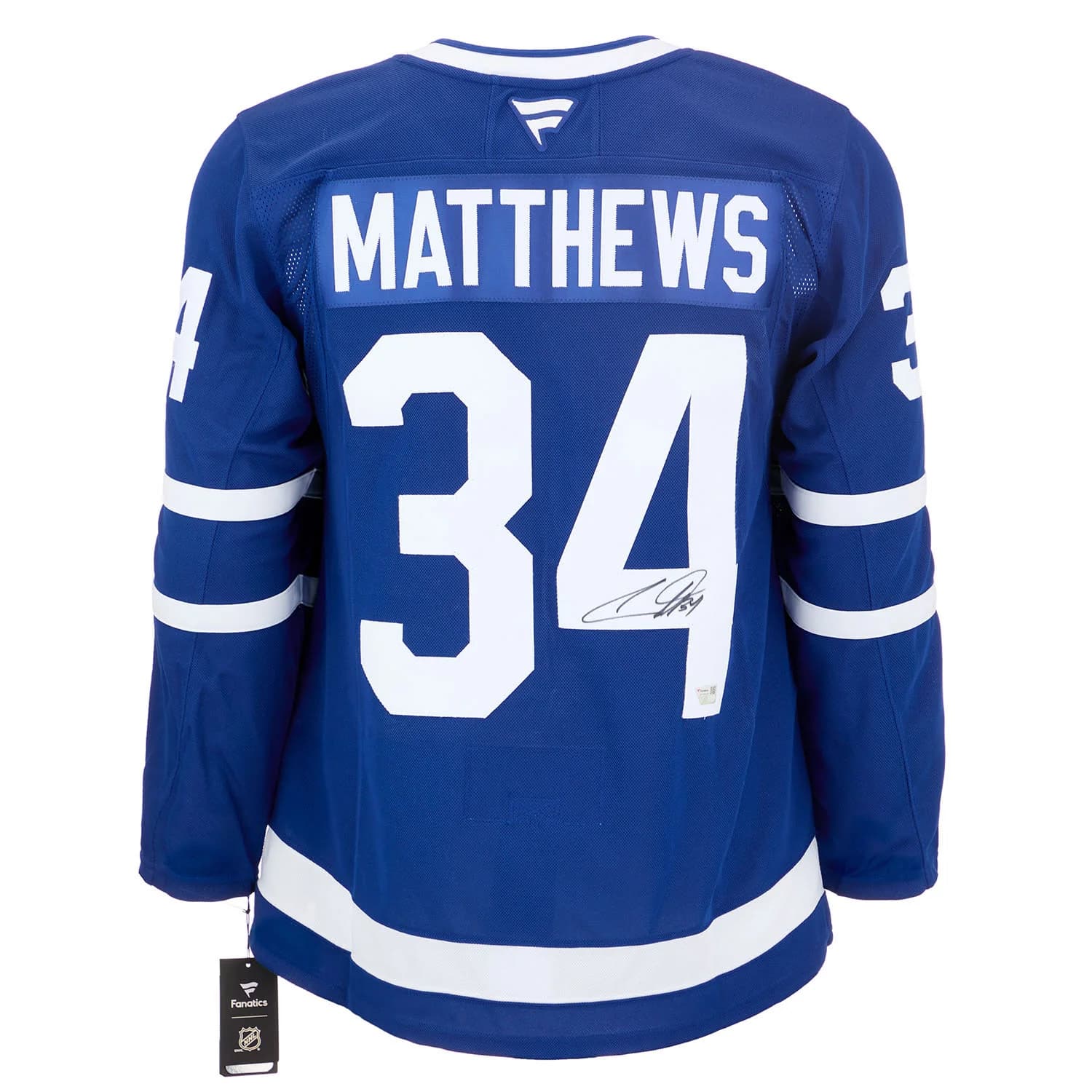 Auston Matthews Autographed Toronto Maple Leafs Fanatics Premium Jersey Auston Matthews Jersey premium, Toronto Maple Leafs, supplier stock photo
