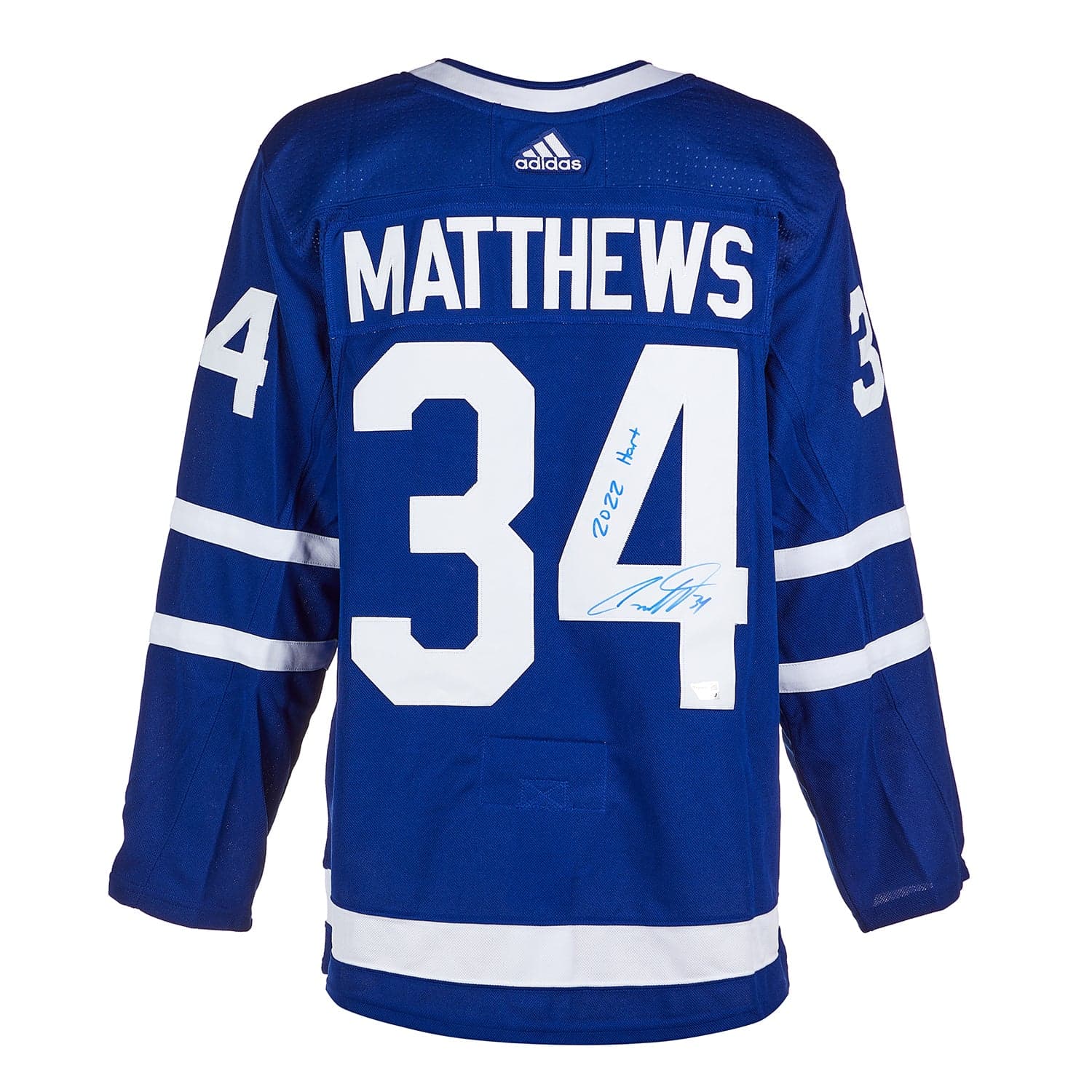 Auston Matthews Signed Toronto Maple Leafs adidas Jersey with Hart Note Auston Matthews Jersey adidas-hart-note, Toronto Maple Leafs, supplier stock photo