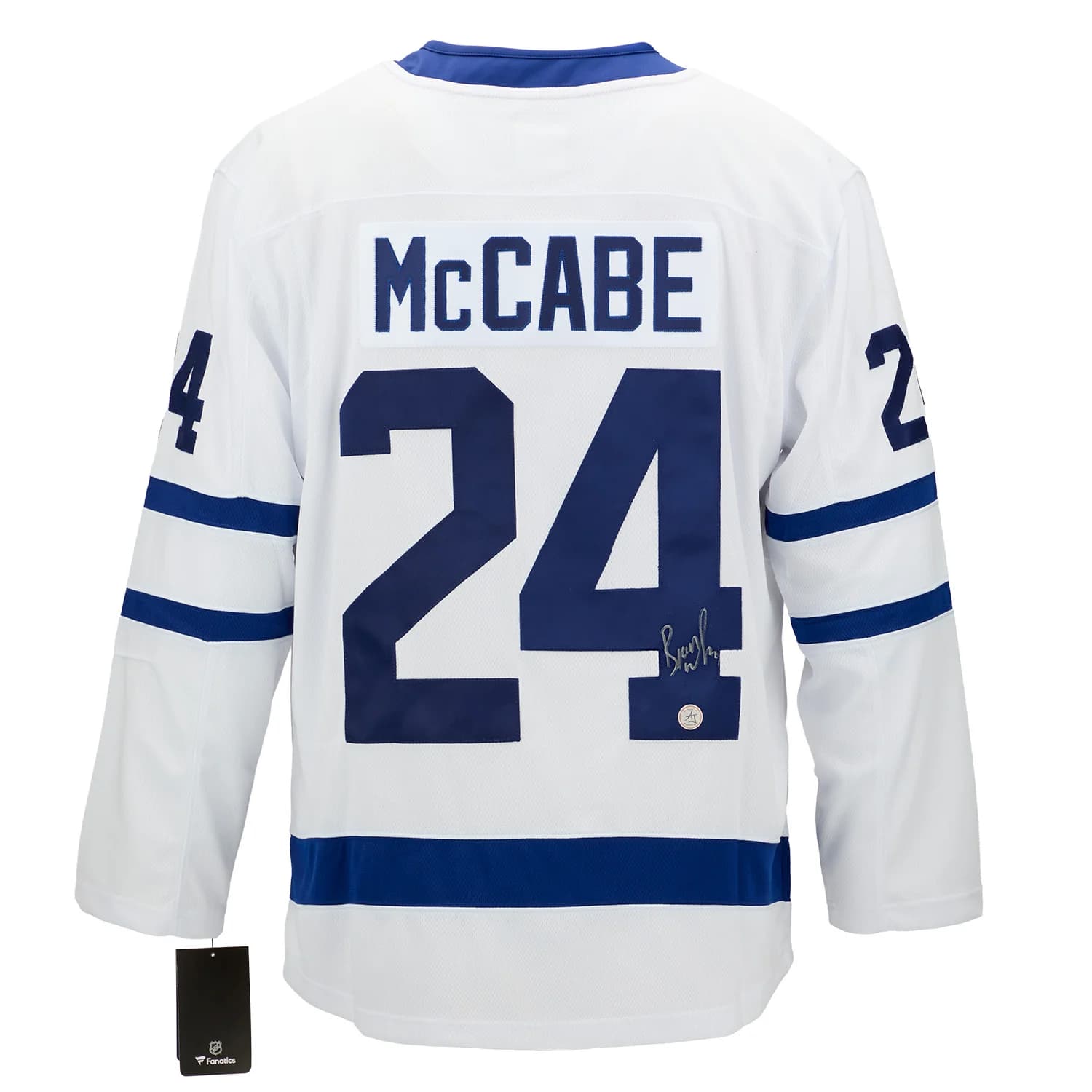 Bryan McCabe Signed Toronto Maple Leafs White Fanatics Breakaway Jersey Bryan McCabe Jersey white-breakaway, Toronto Maple Leafs, supplier stock photo