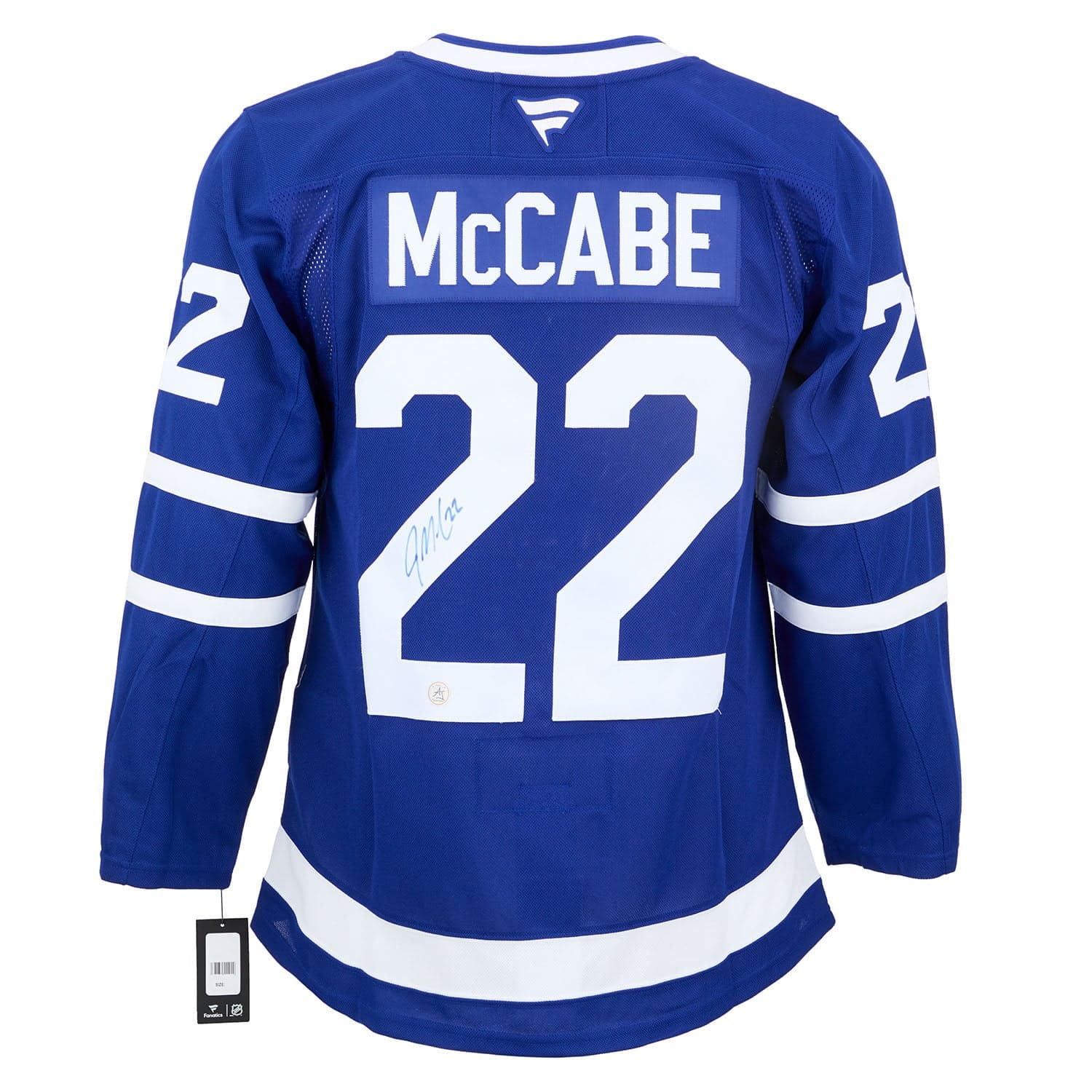 Jake McCabe Autographed Toronto Maple Leafs Fanatics Premium Jersey Jake McCabe Jersey premium, Toronto Maple Leafs, supplier stock photo