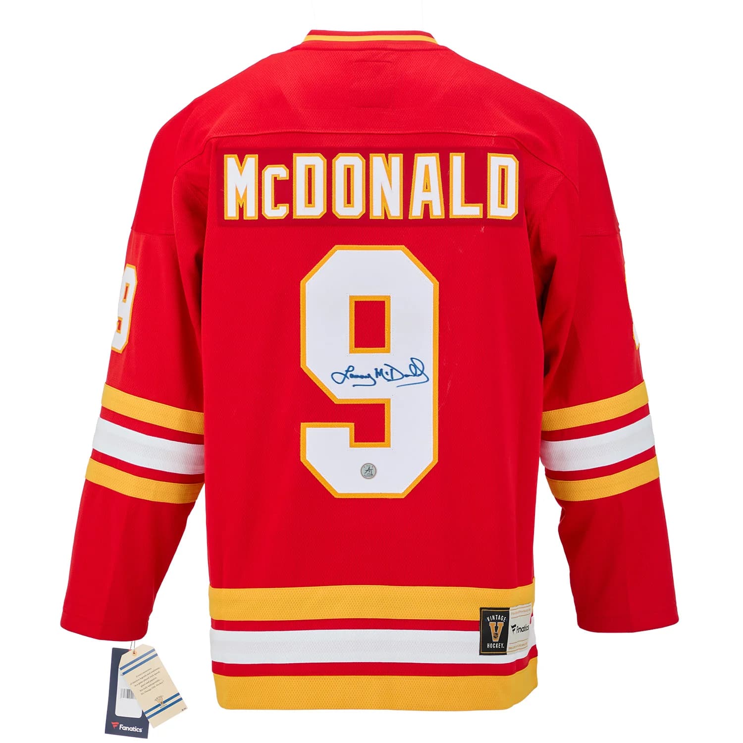 Lanny McDonald Signed Calgary Flames Fanatics Throwback Jersey Lanny McDonald Jersey lanny-mcdonald-calgary-flames-throwback, Calgary Flames, supplier stock photo