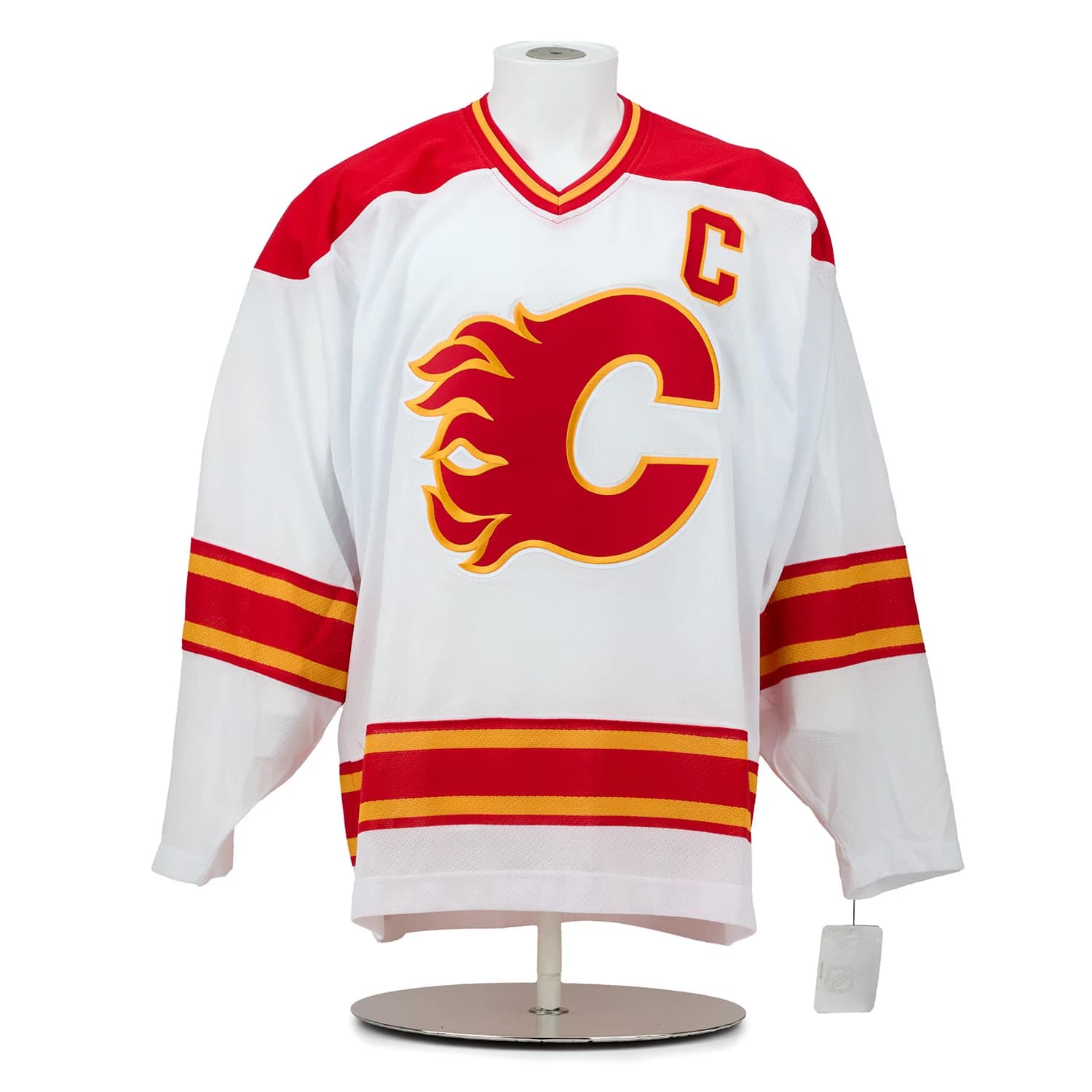 Lanny McDonald Signed & Dated Calgary Flames Team Classic adidas Jersey Lanny McDonald Jersey lanny-mcdonald-dated-calgary-flames-team, Calgary Flames, view 2, supplier stock photo