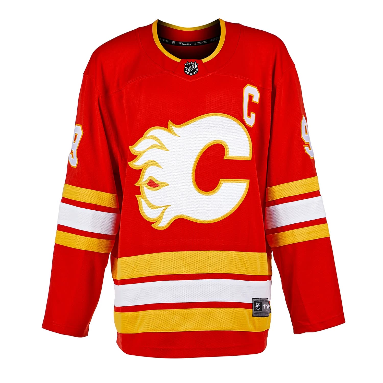 Lanny McDonald Autographed Calgary Flames Fanatics Breakaway Jersey Lanny McDonald Jersey breakaway, Calgary Flames, view 2, supplier stock photo