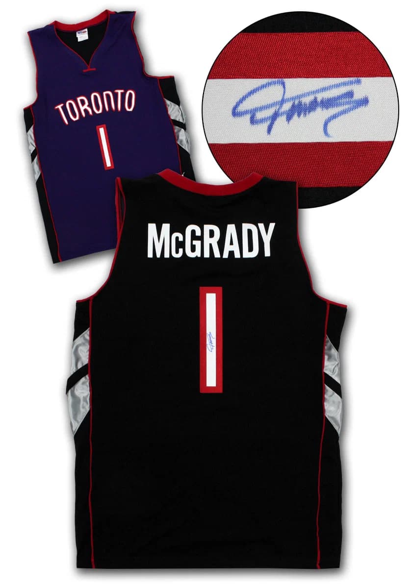 Tracy McGrady Autographed Toronto Basketball City Design Jersey Tracy McGrady Jersey toronto-basketball-city-design, supplier stock photo