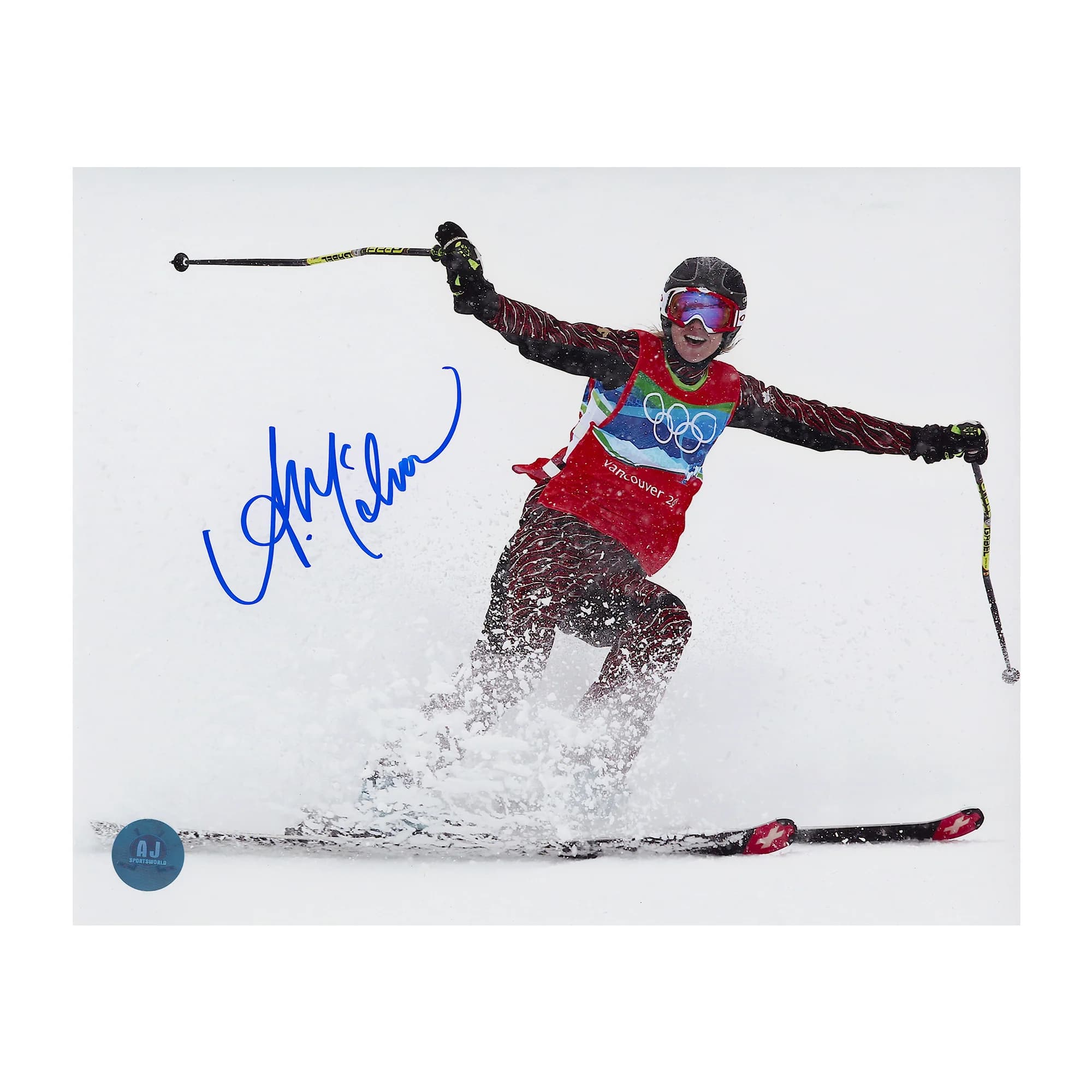 Ashleigh McIvor Signed Vancouver 2010 Skiing 8x10 Photo Ashleigh McIvor Photo 8x10-vancouver-2010-skiing, supplier stock photo