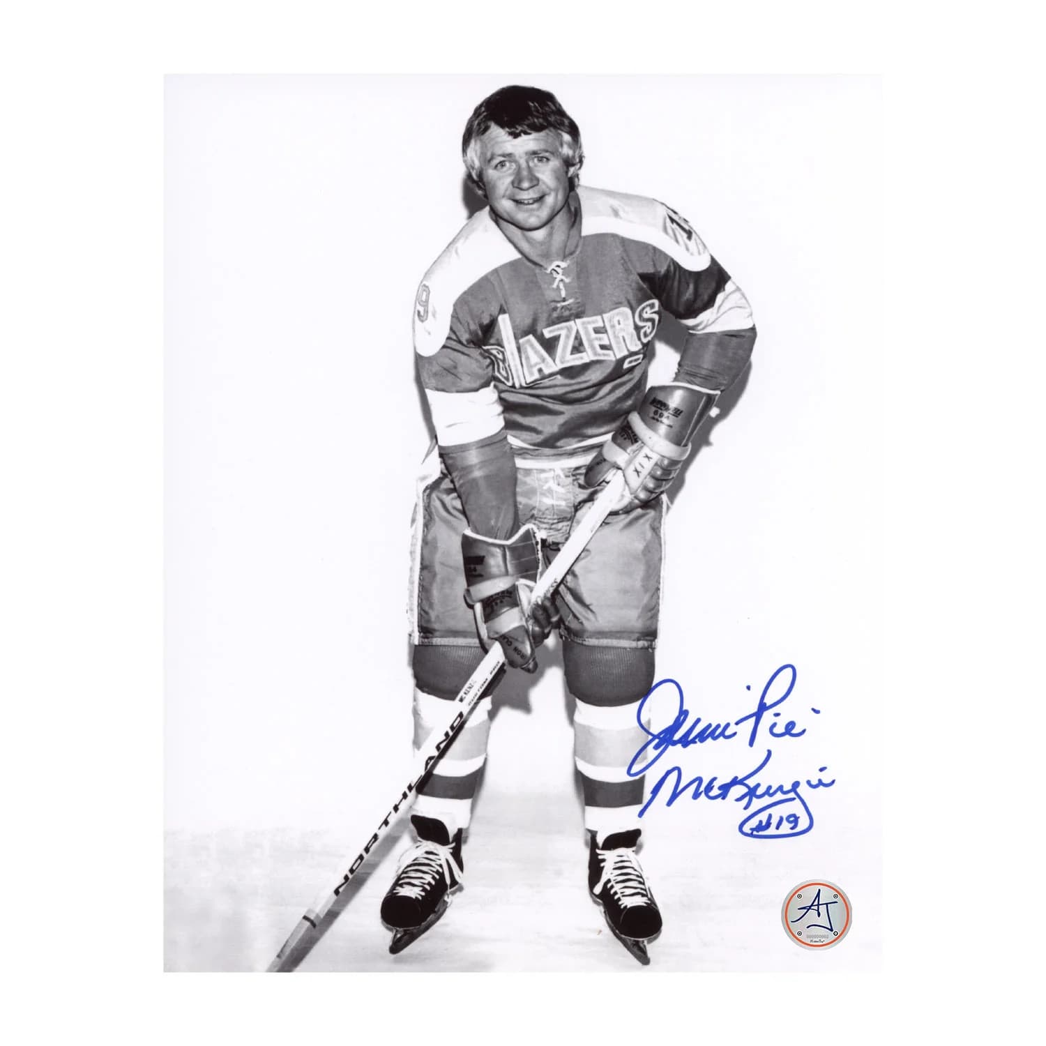 John Mckenzie Autographed Philadelphia Blazers WHA Retro 8x10 Photo John McKenzie Photo 8x10-philadelphia-wha-retro, Portland Trail Blazers, supplier stock photo