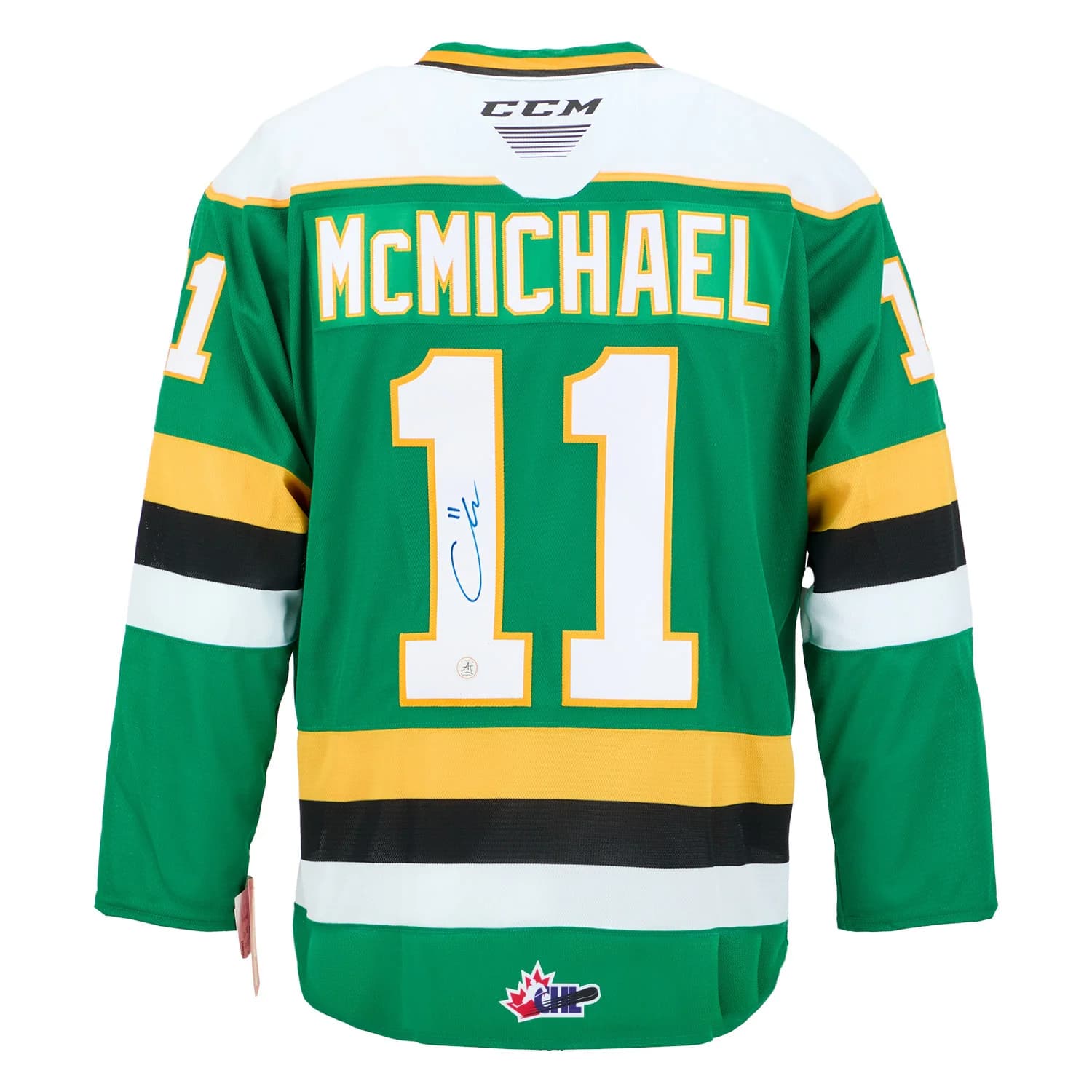 Connor McMichael Signed London Knights Replica CCM Hockey Jersey Connor McMichael Jersey london-knights-replica-ccm-hockey, supplier stock photo