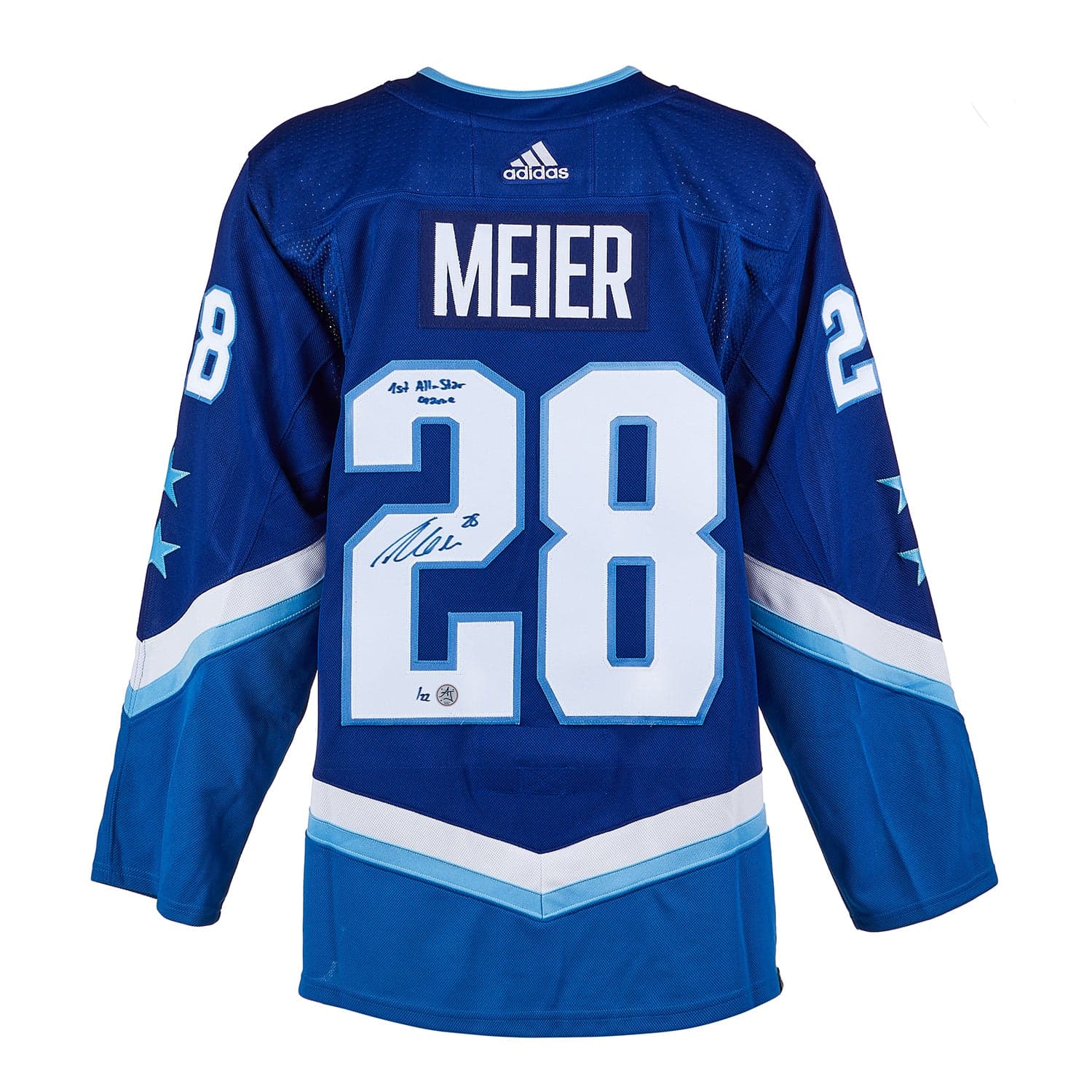 Timo Meier 2022 All-Star Game Signed & Inscribed 1st ASG adidas Jersey #/22 Timo Meier Jersey 2022-all-star-game-inscribed-1st, supplier stock photo