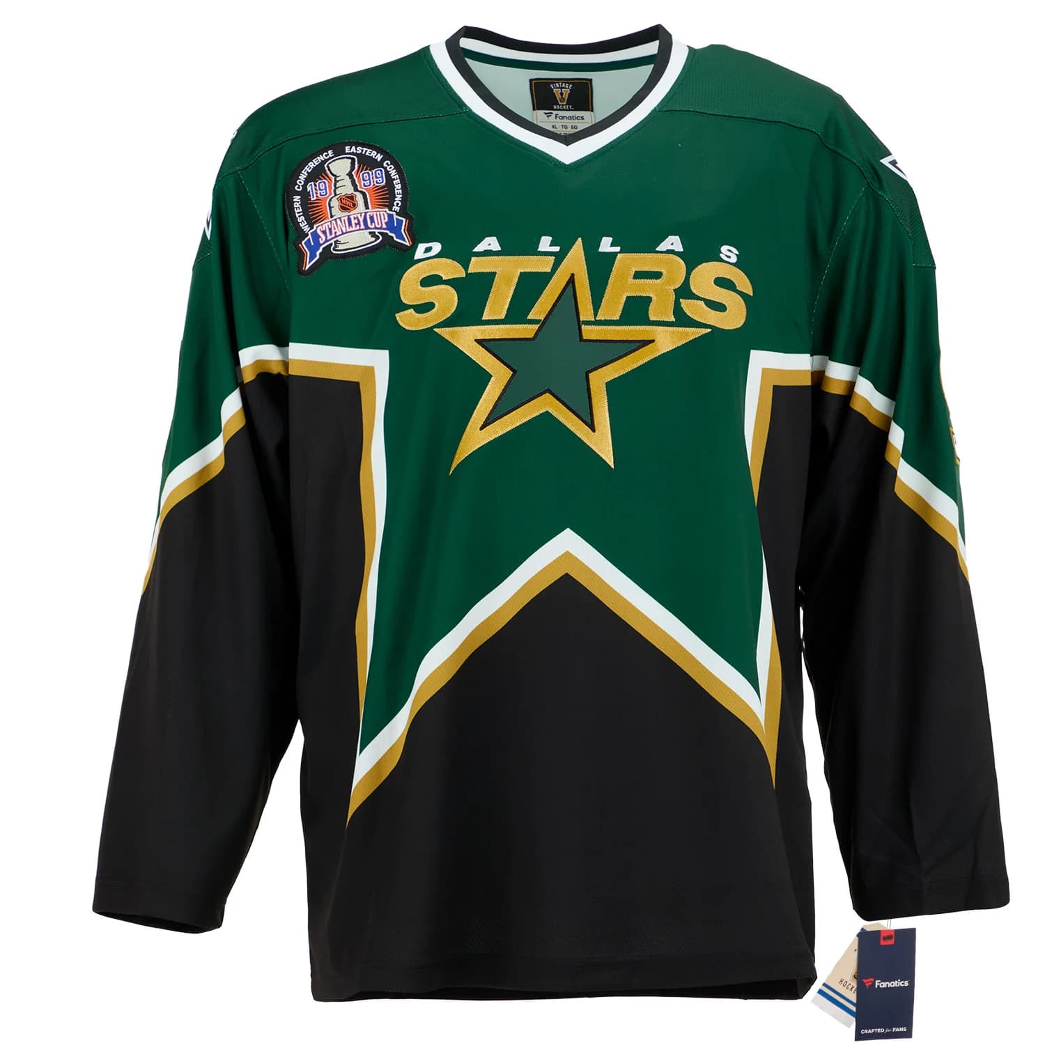 Mike Modano Dallas Stars Autographed 1999 Stanley Cup Fanatics Jersey Mike Modano Jersey 1999-stanley-cup, Dallas Stars, view 2, supplier stock photo