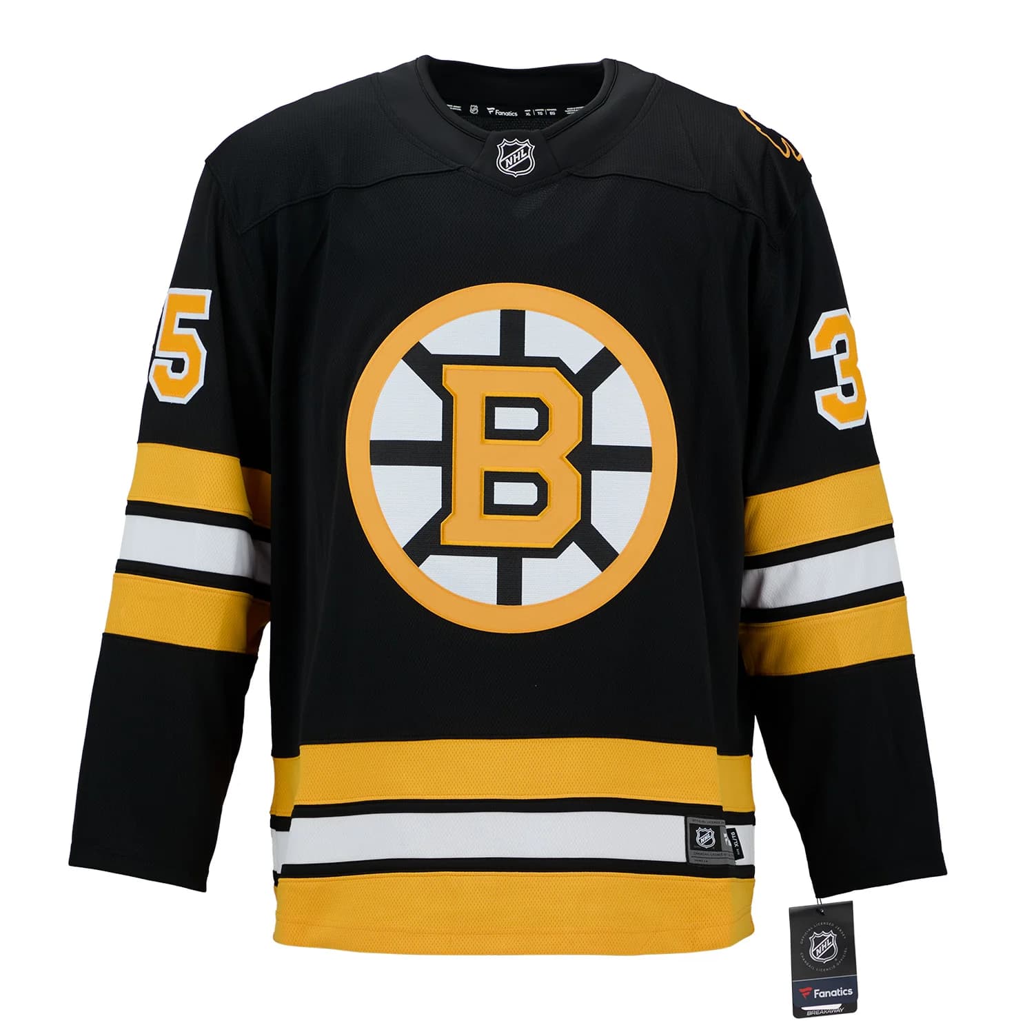 Andy Moog Signed Boston Bruins Fanatics Breakaway Jersey Andy Moog Jersey breakaway, Boston Bruins, view 2, supplier stock photo