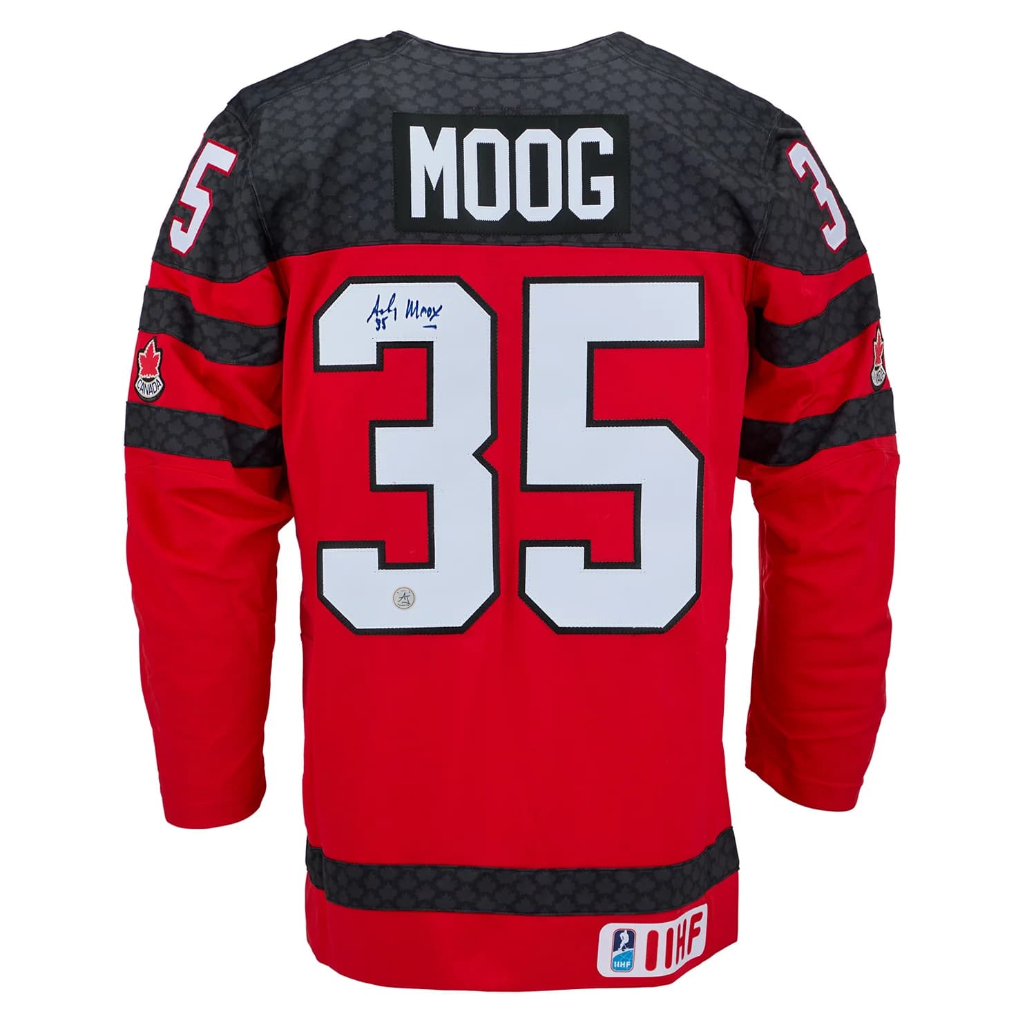 Andy Moog Autographed Team Canada Red Nike Hockey Jersey Andy Moog Jersey andy-moog-team-canada-red-nike, supplier stock photo