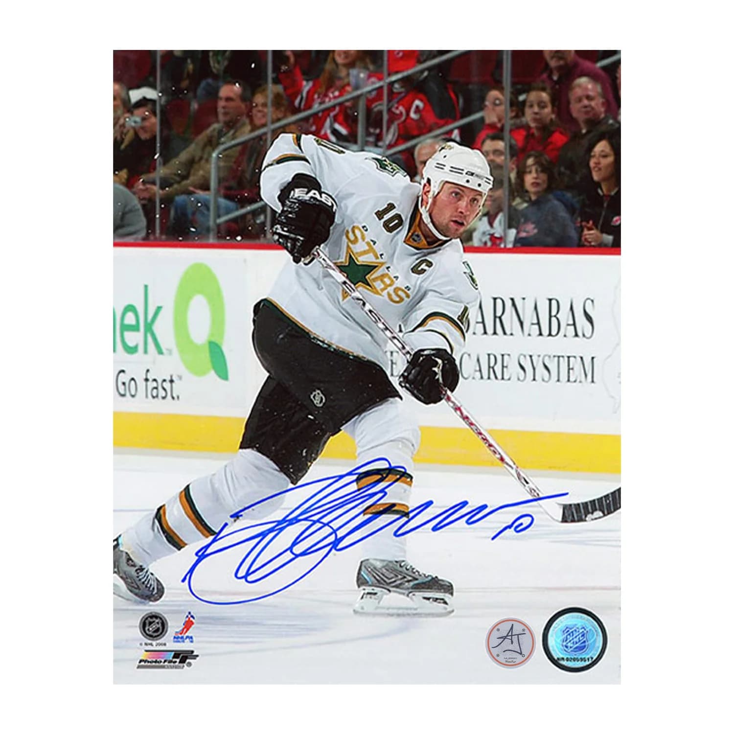 Brenden Morrow Autographed Dallas Stars Shooting 8x10 Photo Brenden Morrow Photo 8x10-shooting, Dallas Stars, supplier stock photo