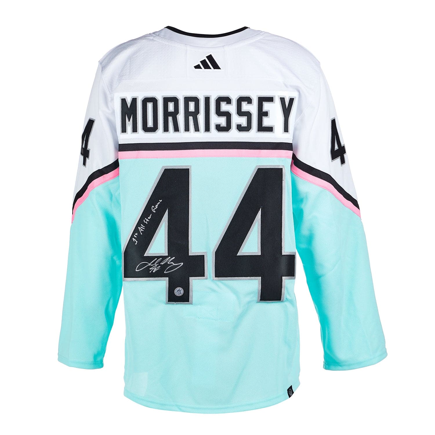 Josh Morrissey 2023 All-Star Game Signed & Inscribed 1st ASG adidas Jersey Josh Morrissey Jersey 2023-all-star-game-inscribed-1st, supplier stock photo