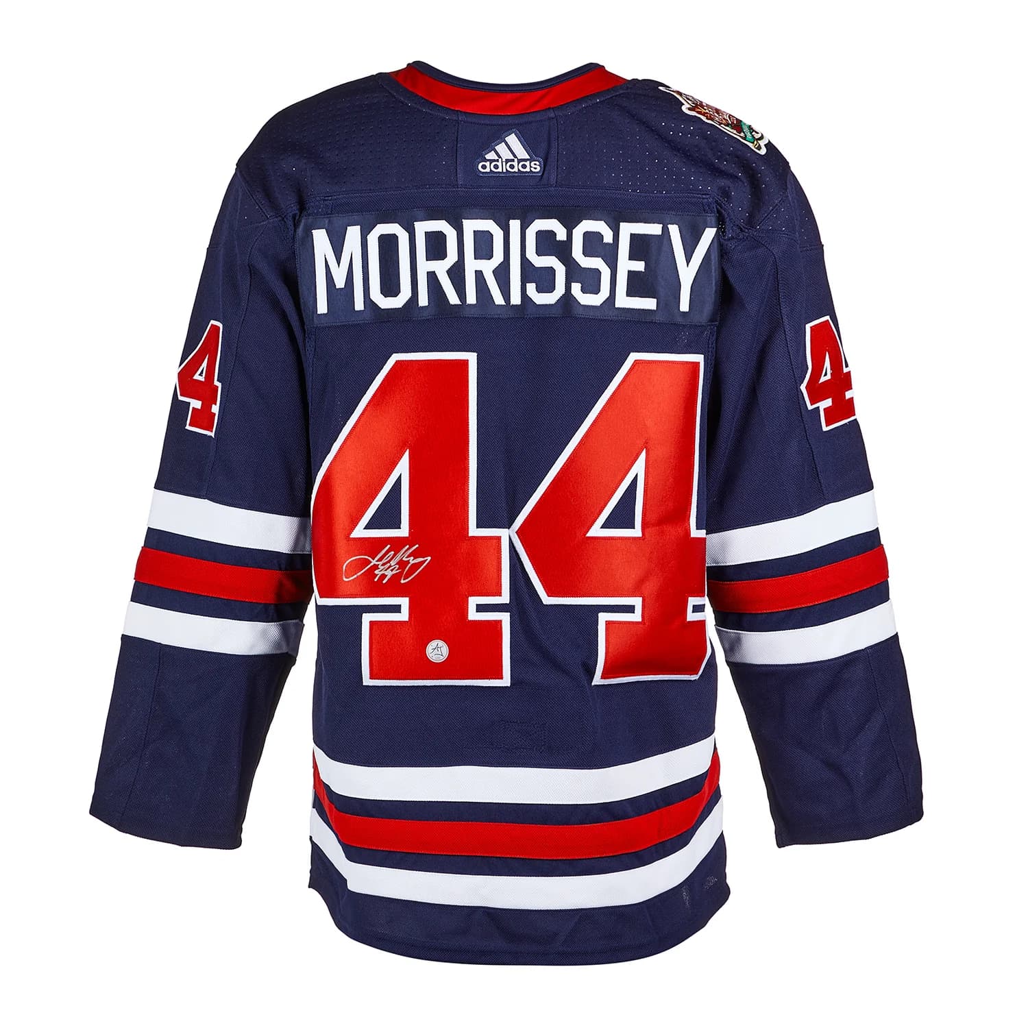 Josh Morrissey Signed Winnipeg Jets 2019 Heritage Classic adidas Jersey Josh Morrissey Jersey josh-morrissey-winnipeg-jets-2019-heritage, Winnipeg Jets, supplier stock photo