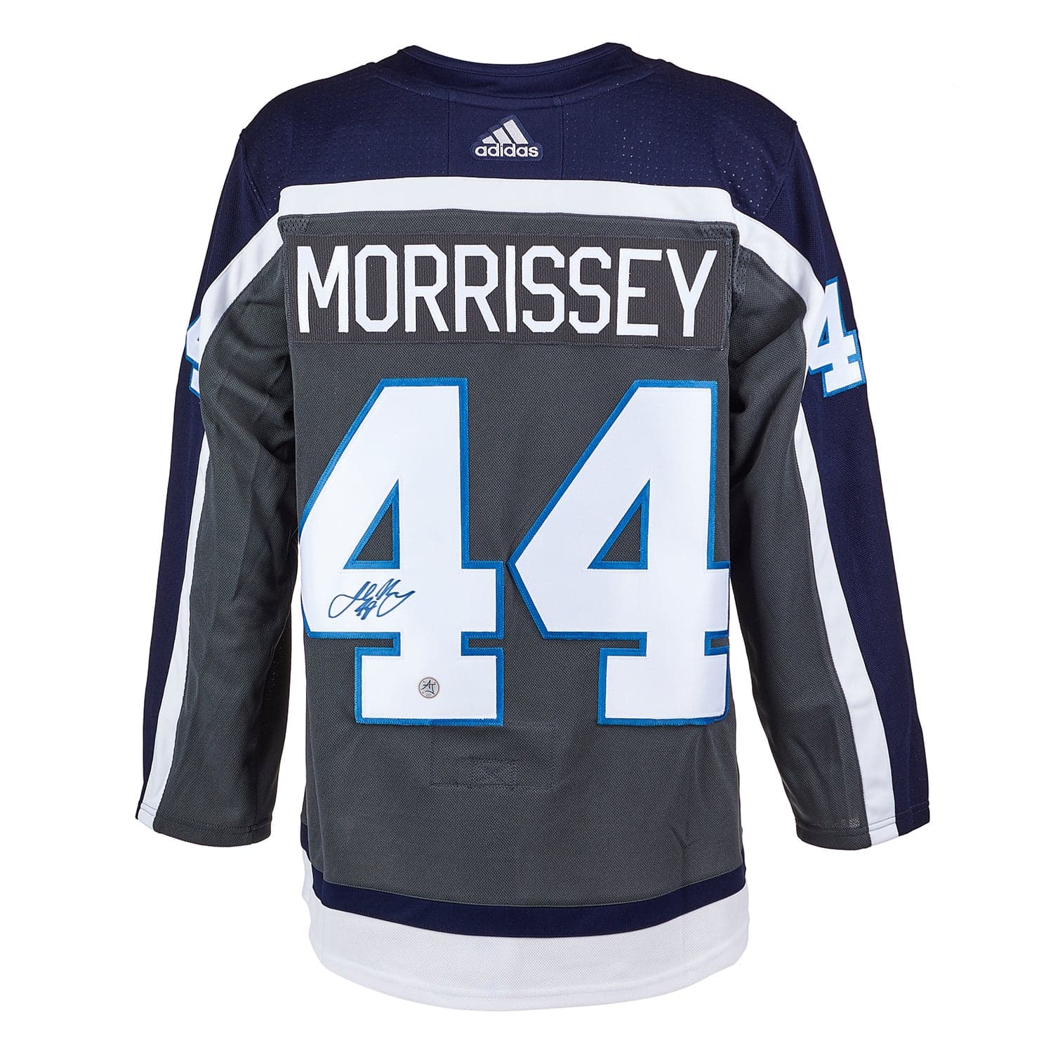 Josh Morrissey Signed Winnipeg Jets Reverse Retro adidas Jersey Josh Morrissey Jersey reverse-retro-adidas, Winnipeg Jets, supplier stock photo