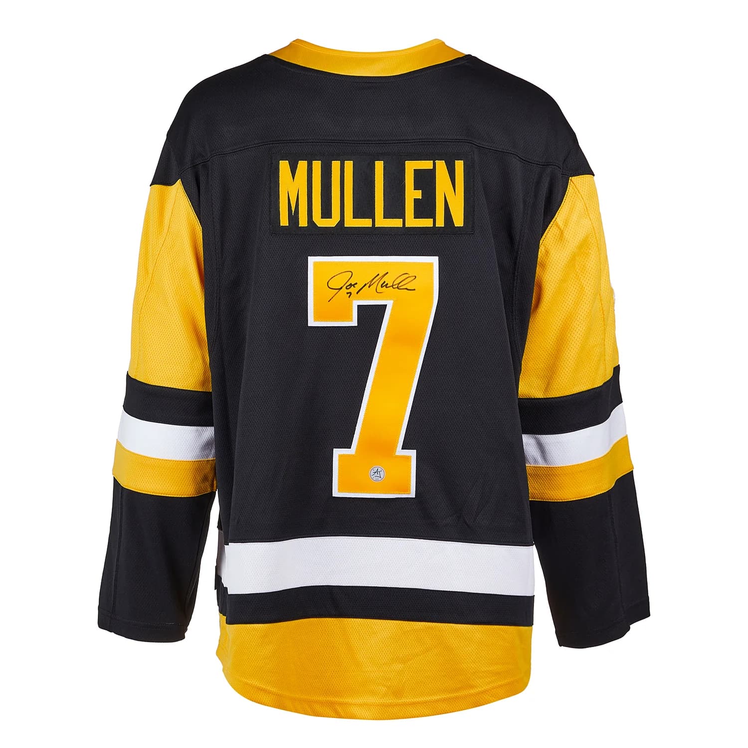 Joe Mullen Autographed Pittsburgh Penguins Fanatics Breakaway Jersey Joe Mullen Jersey breakaway, Pittsburgh Penguins, supplier stock photo