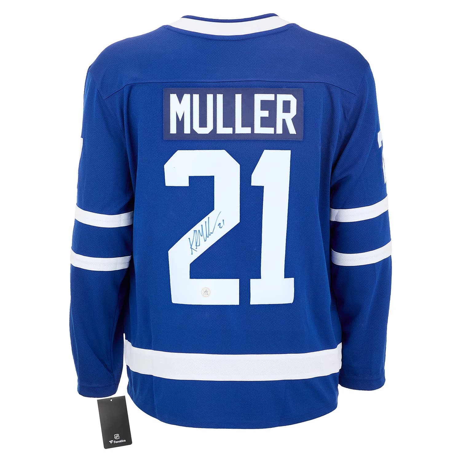 Kirk Muller Autographed Toronto Maple Leafs Blue Fanatics Jersey Kirk Muller Jersey blue, Toronto Maple Leafs, supplier stock photo