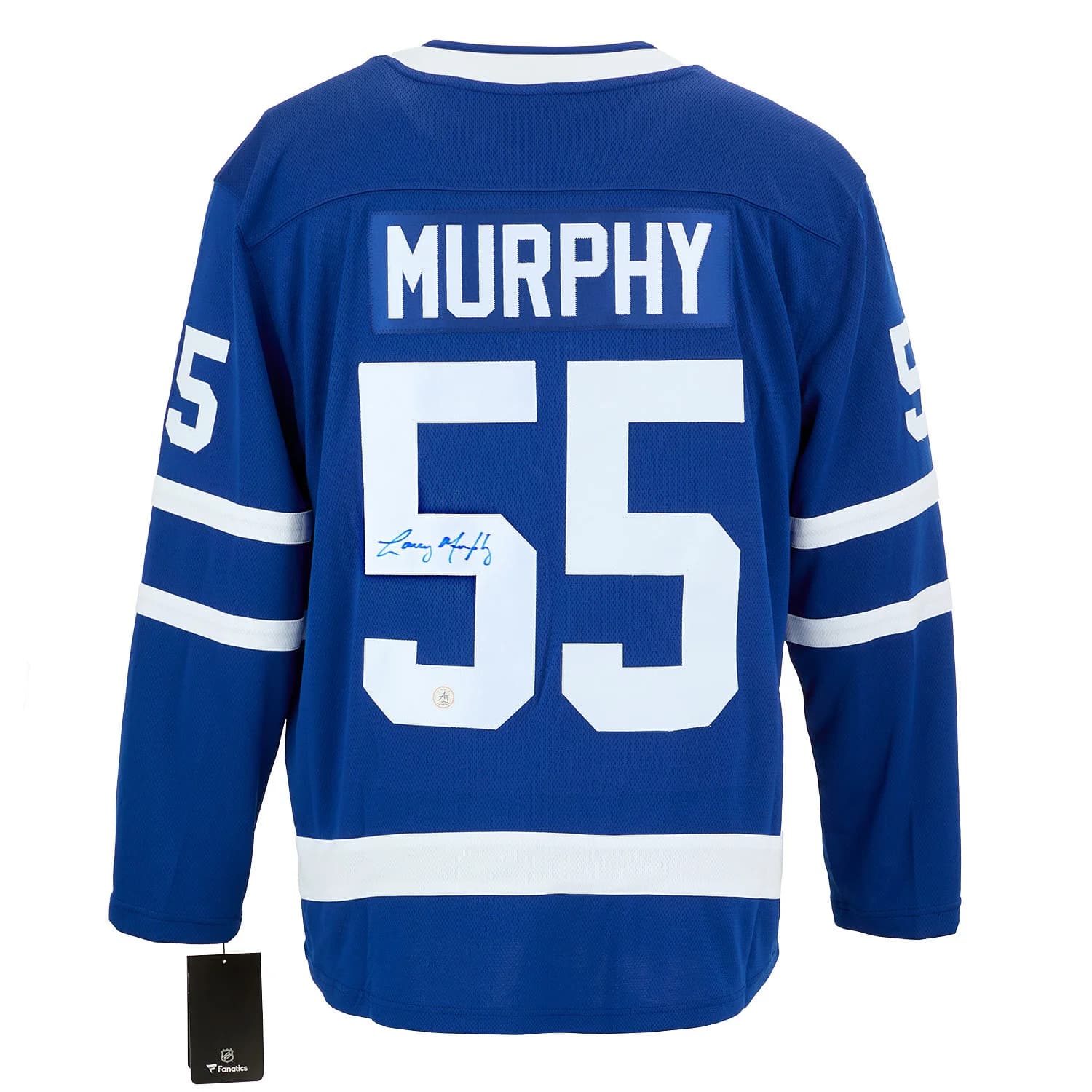 Larry Murphy Autographed Toronto Maple Leafs Fanatics Breakaway Jersey Larry Murphy Jersey breakaway, Toronto Maple Leafs, supplier stock photo