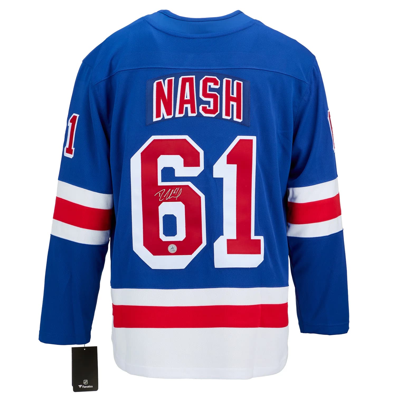 Rick Nash Autographed New York Rangers Fanatics Breakaway Jersey Rick Nash Jersey breakaway, New York Rangers, supplier stock photo