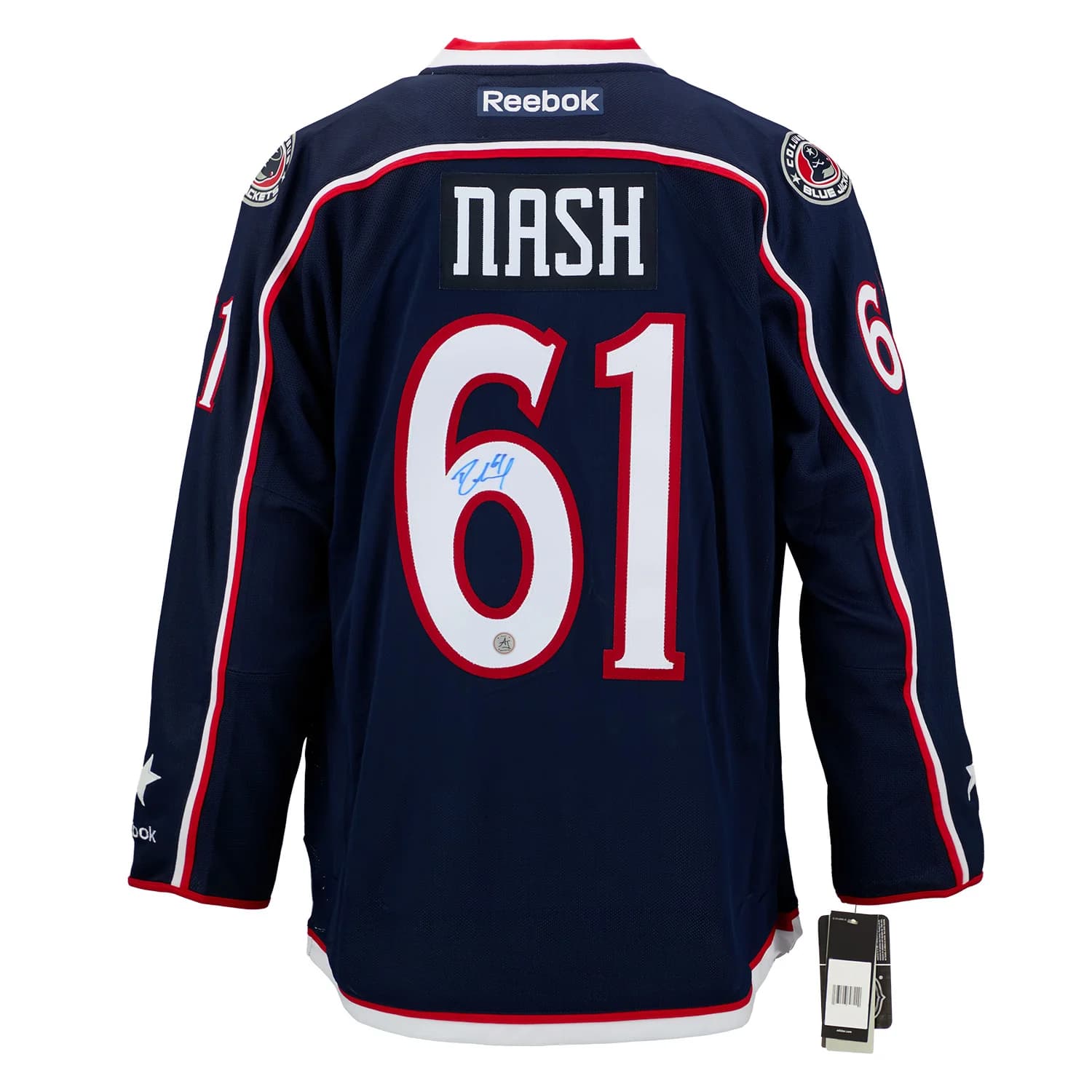 Rick Nash Signed Columbus Blue Jackets Vintage Reebok Jersey Rick Nash Jersey vintage-reebok, Columbus Blue Jackets, supplier stock photo