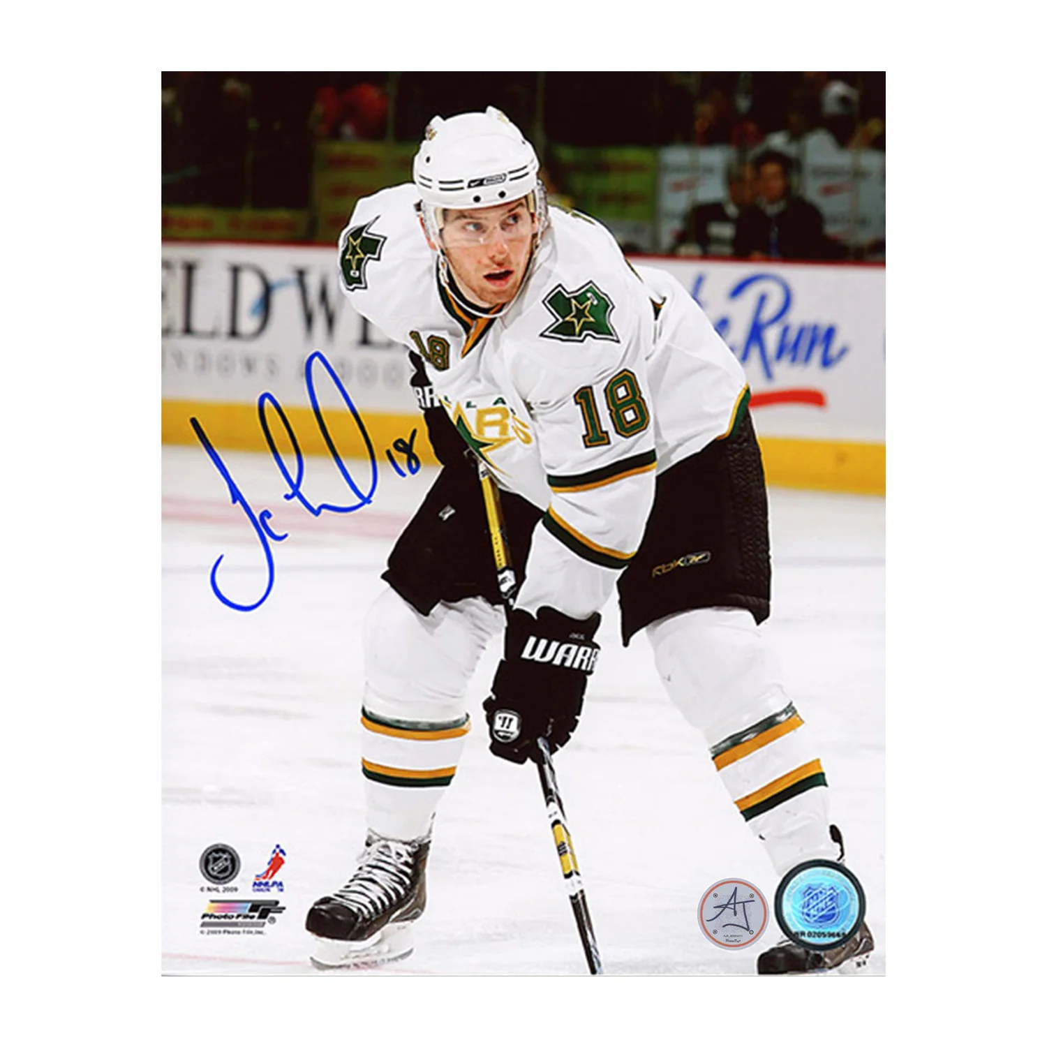 James Neal Autographed Dallas Stars Hockey 8x10 Photo James Neal Photo 8x10-hockey, Dallas Stars, supplier stock photo