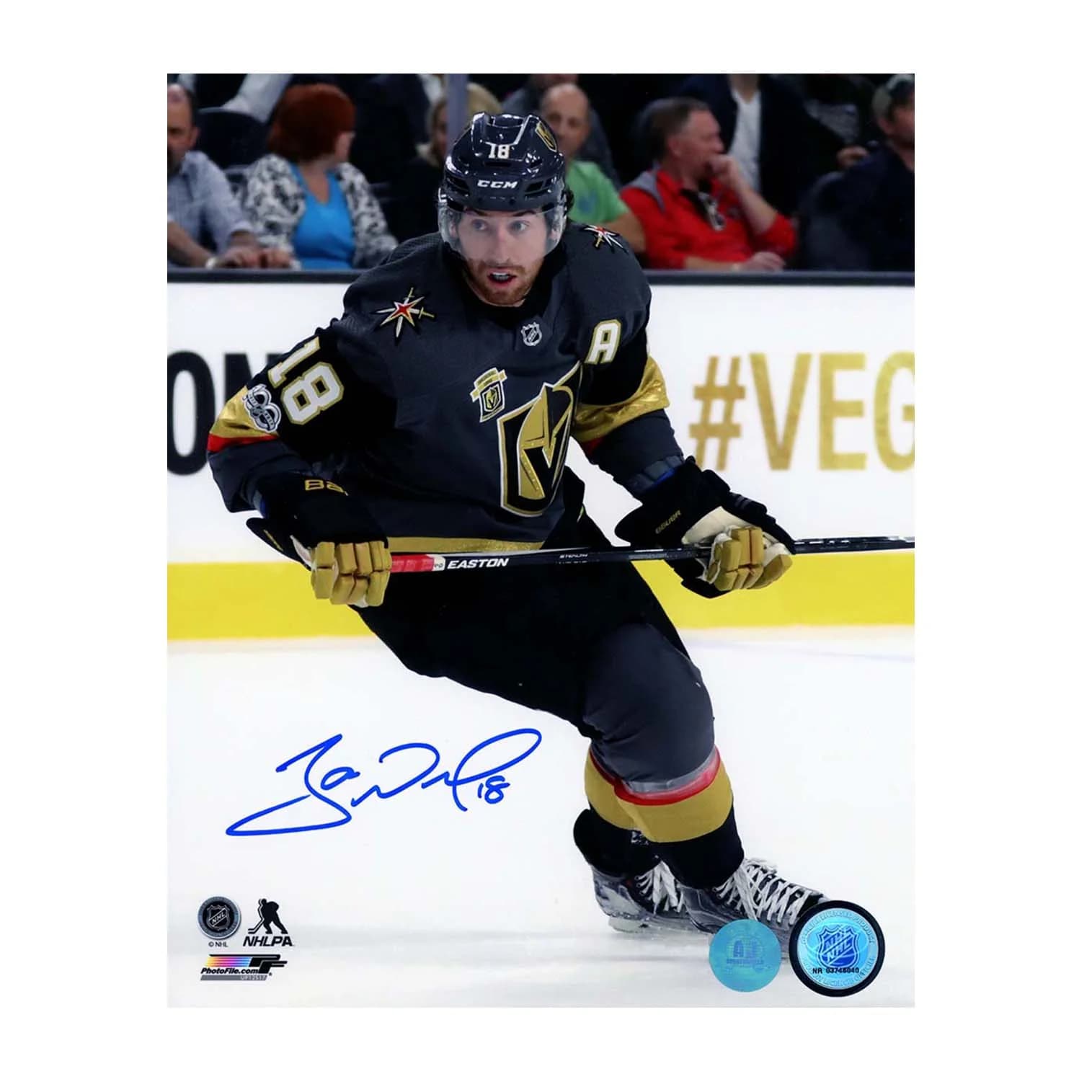 James Neal Autographed Vegas Golden Knights Hockey 8x10 Photo James Neal Photo 8x10-hockey, Vegas Golden Knights, supplier stock photo