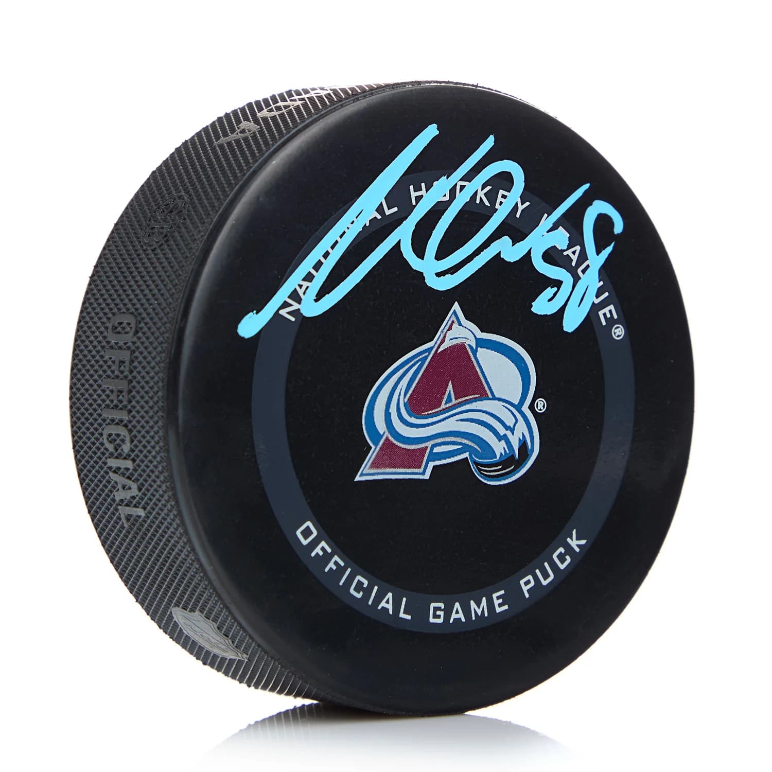 Martin Necas Autographed Colorado Avalanche Official Game Puck Martin Necas Puck game, Colorado Avalanche, supplier stock photo