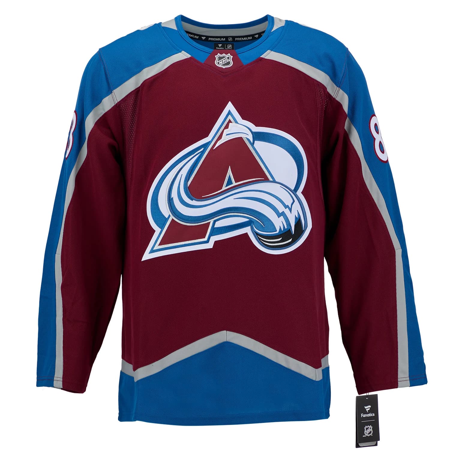 Martin Necas Autographed Colorado Avalanche Fanatics Premium Jersey Martin Necas Jersey premium, Colorado Avalanche, view 2, supplier stock photo