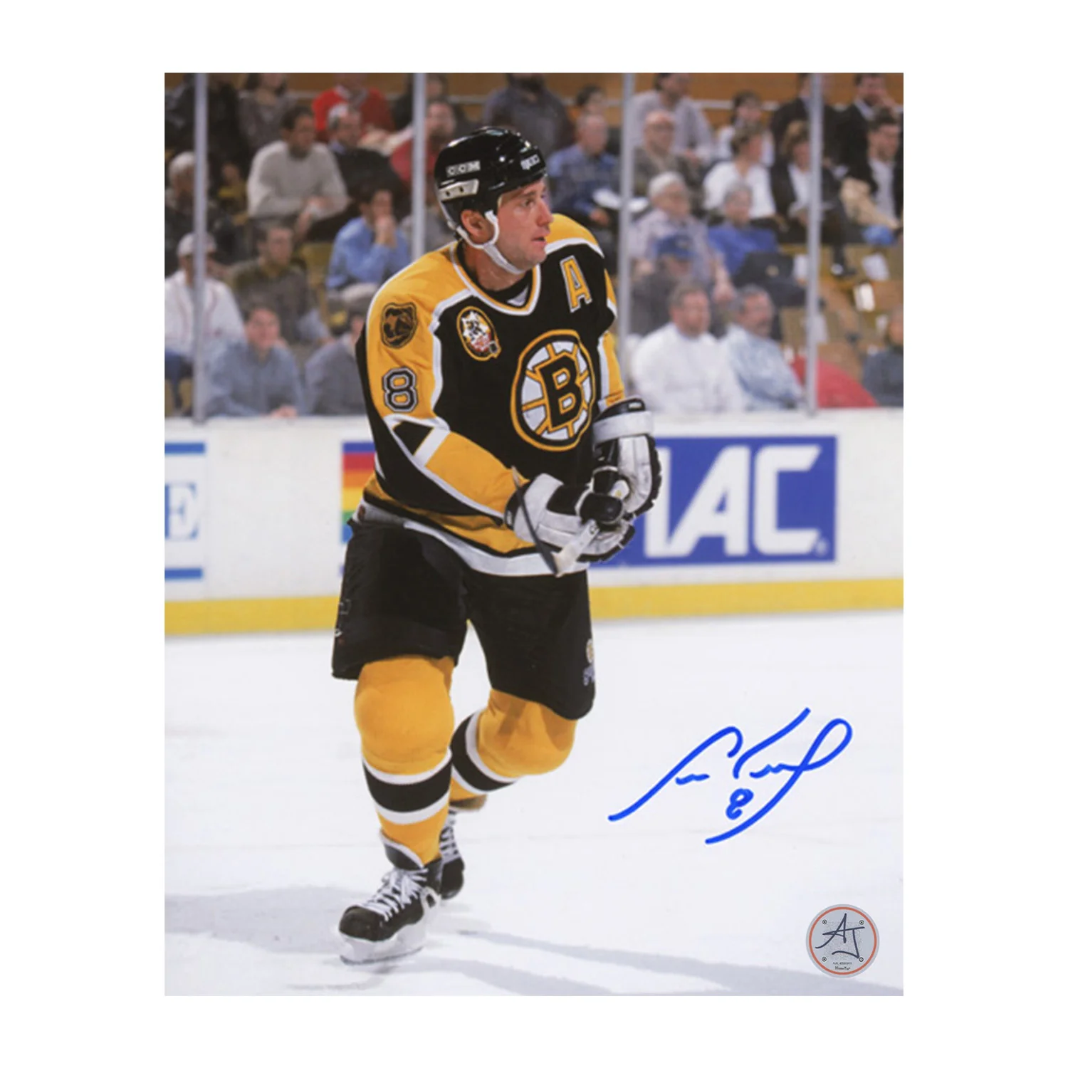 Cam Neely Autographed Boston Bruins Game Action 8x10 Photo Cam Neely Photo 8x10-game-action, Boston Bruins, supplier stock photo