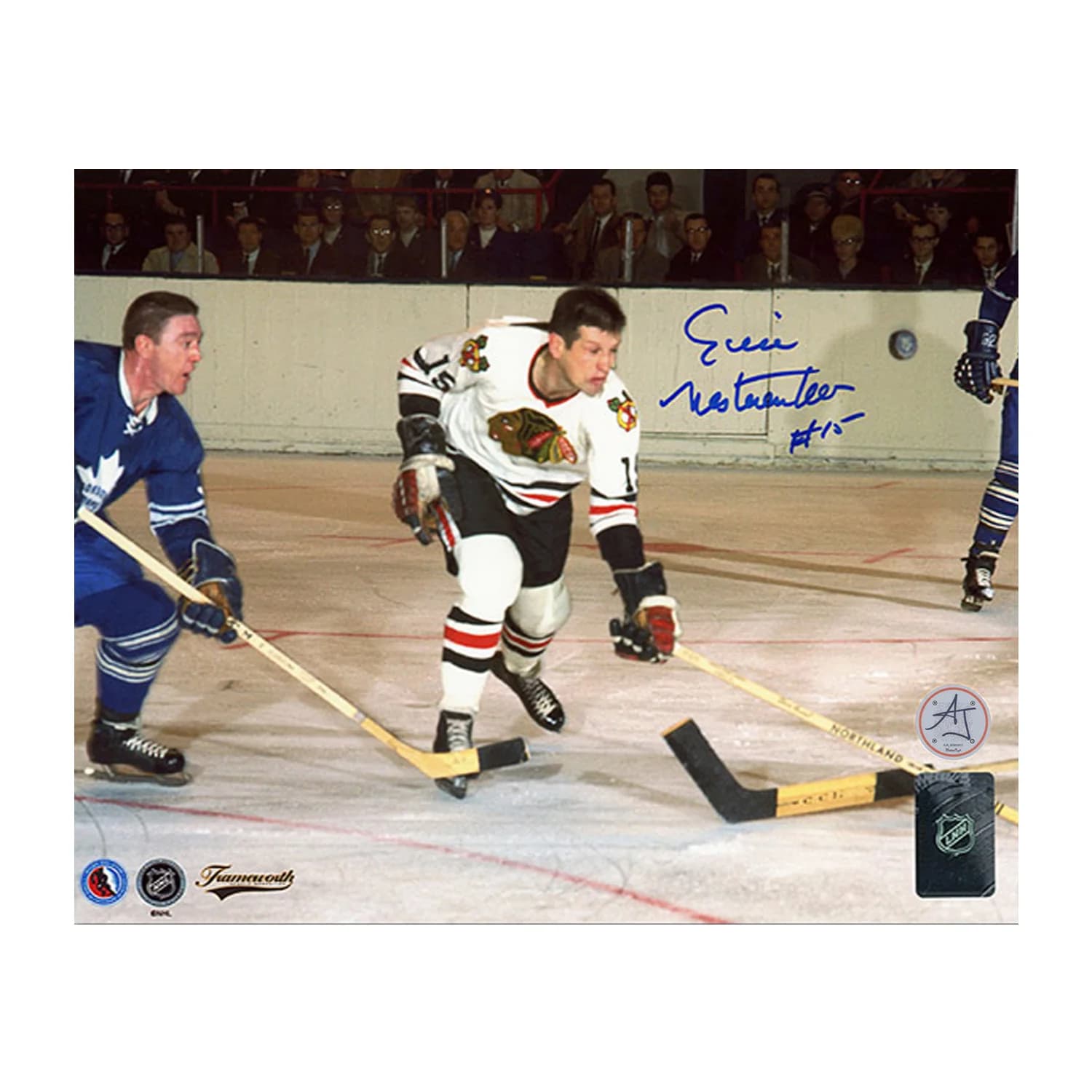 Eric Nesterenko Autographed Chicago Blackhawks Hockey 8x10 Photo Eric Nesterenko Photo 8x10-hockey, Chicago Blackhawks, supplier stock photo