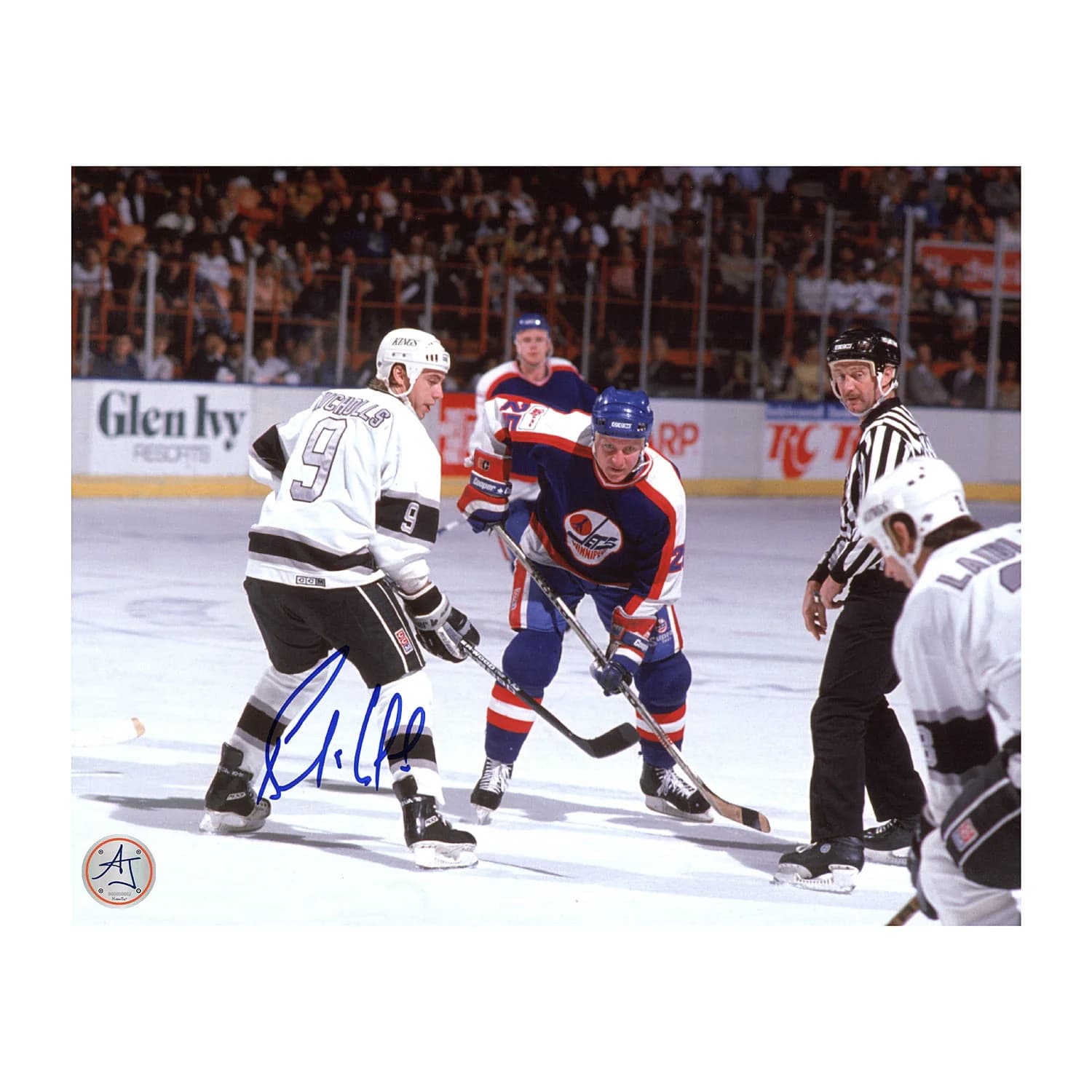Bernie Nicholls Autographed Los Angeles Kings Hockey 8x10 Photo Bernie Nicholls Photo 8x10-hockey, Los Angeles Kings, supplier stock photo