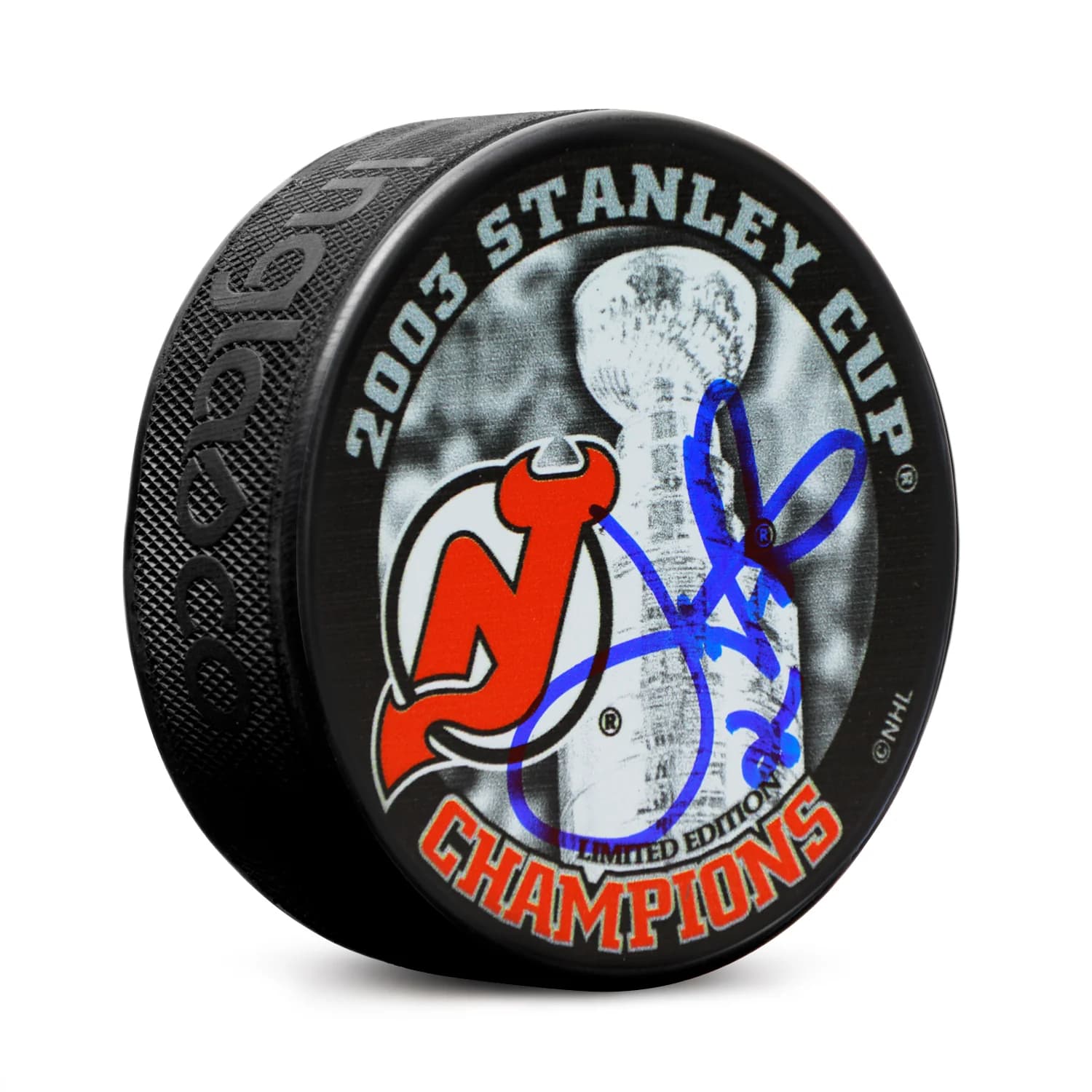 Joe Nieuwendyk Signed New Jersey Devils 2003 Stanley Cup Puck Joe Nieuwendyk Jersey 2003-stanley-cup, New Jersey Devils, supplier stock photo