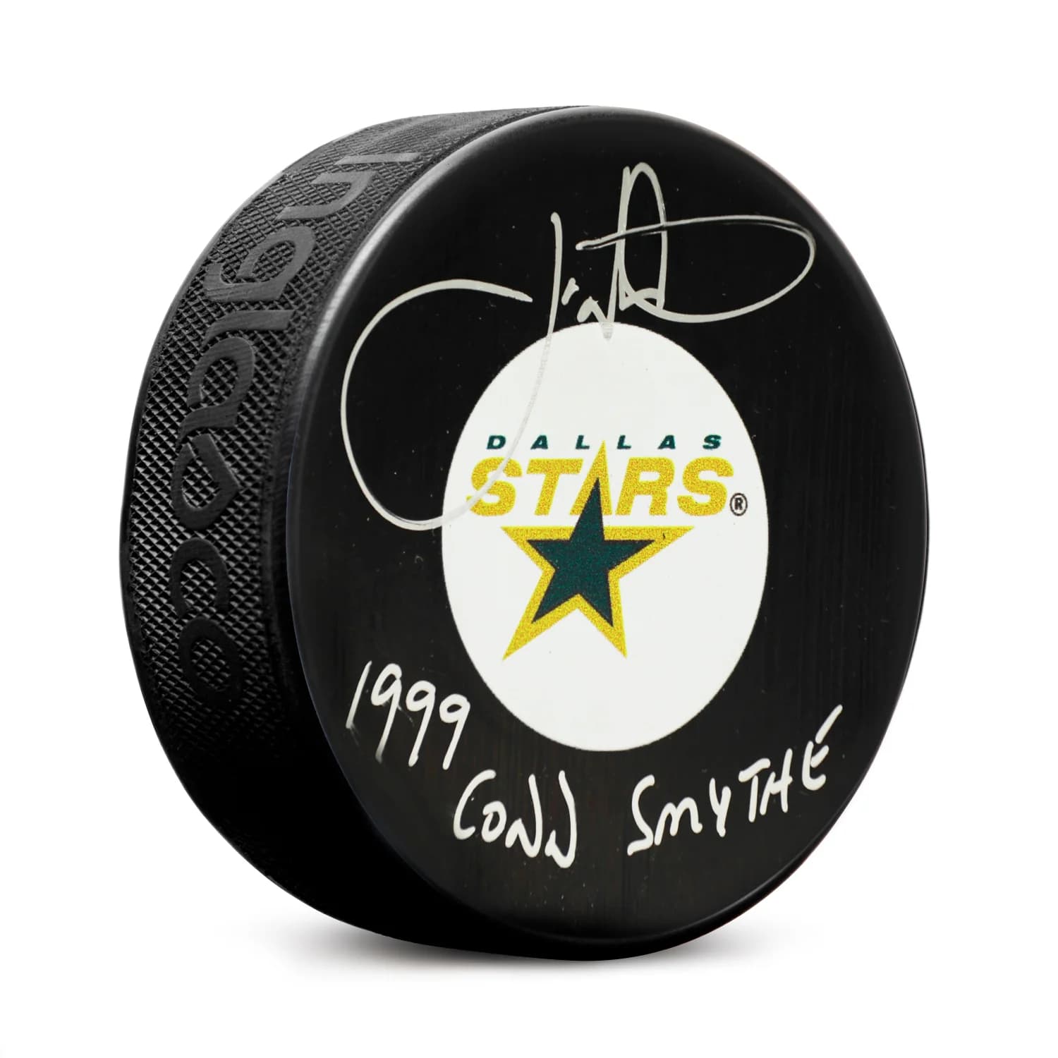Joe Nieuwendyk Signed Dallas Stars Hockey Puck with 1999 Conn Smythe Note Joe Nieuwendyk Puck hockey-1999-conn-smythe-note, Dallas Stars, supplier stock photo