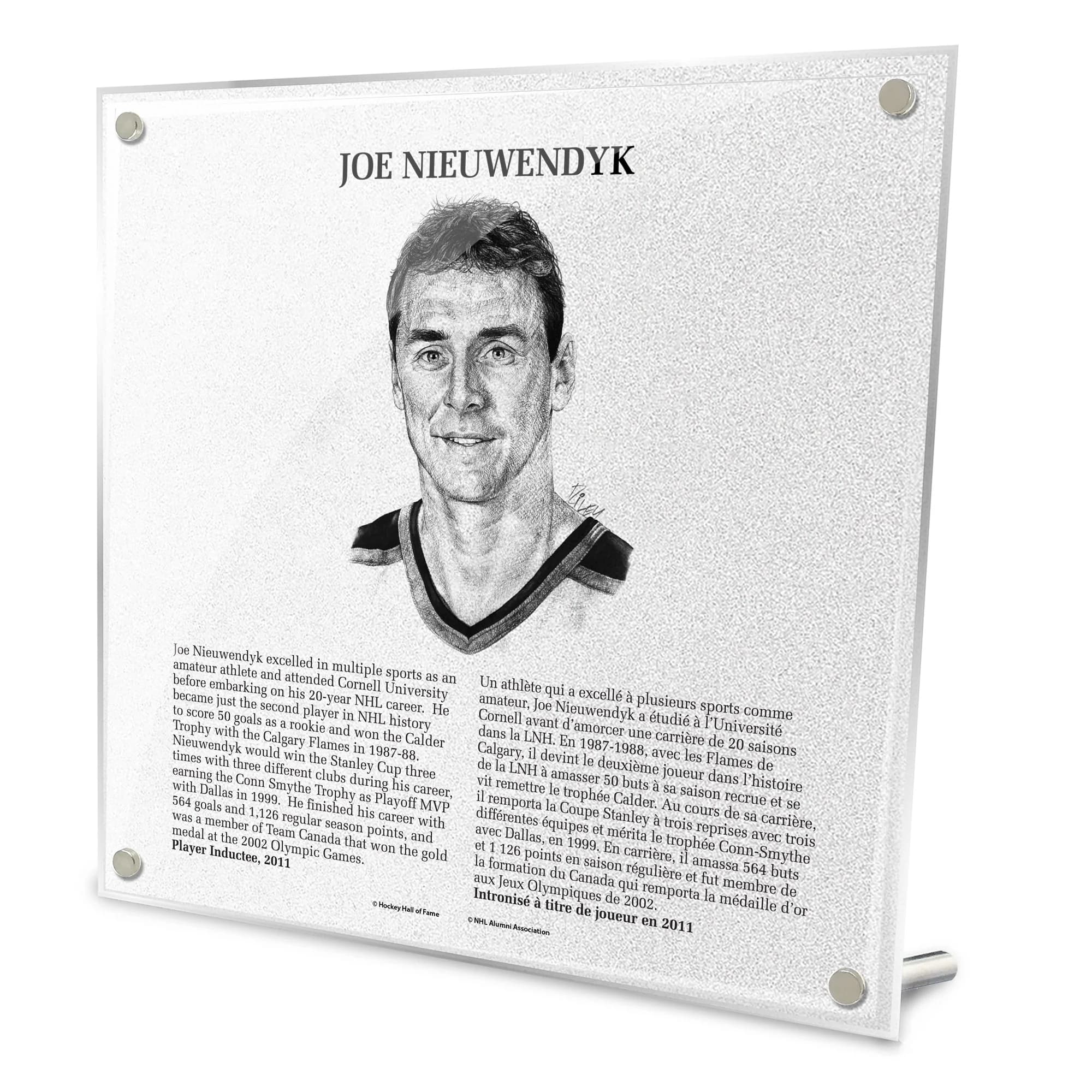 Joe Nieuwendyk Replica Hockey Hall of Fame Plaque Joe Nieuwendyk Other joe-nieuwendyk-replica-hockey-hall-fame, supplier stock photo