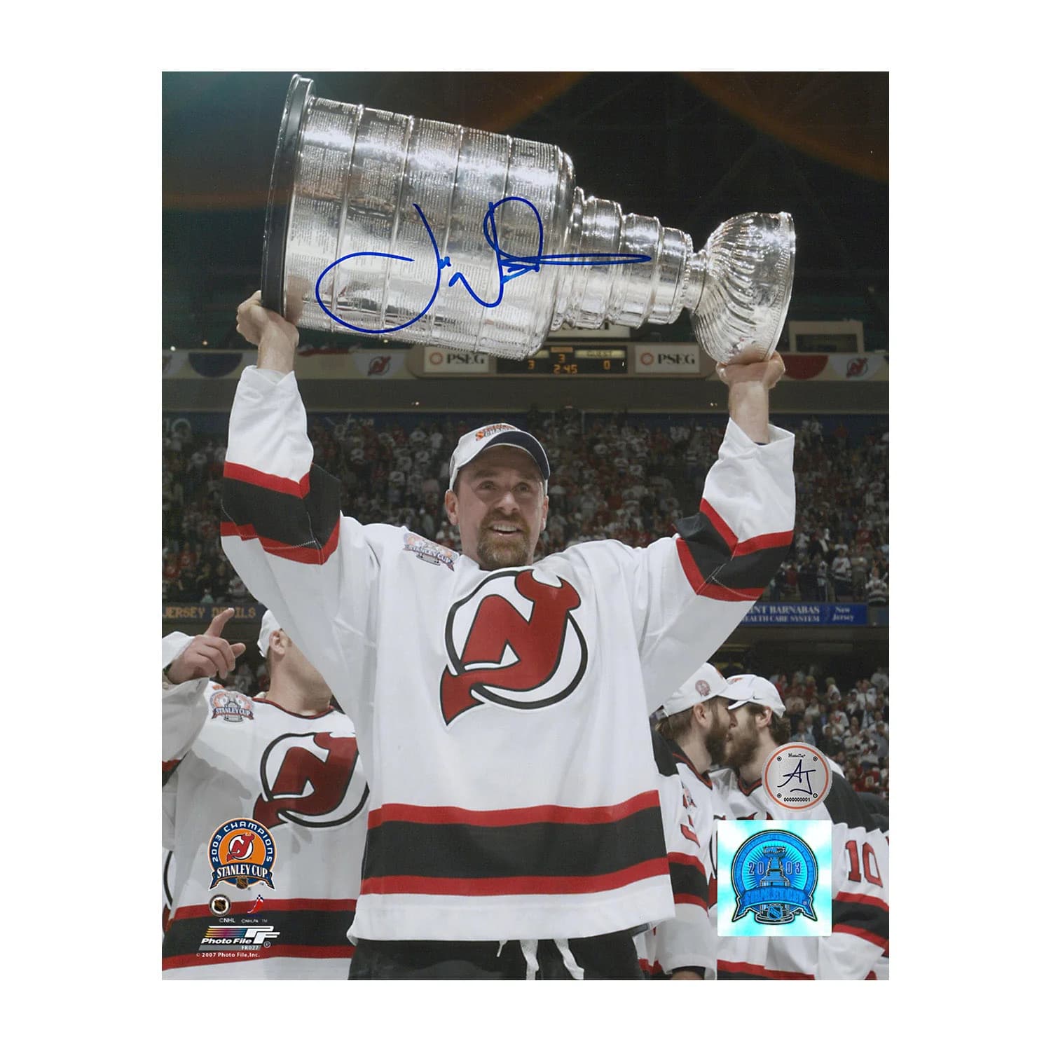 Joe Nieuwendyk Autographed New Jersey Devils 2003 Stanley Cup 8x10 Photo Joe Nieuwendyk Jersey 8x10-2003-stanley-cup, New Jersey Devils, supplier stock photo