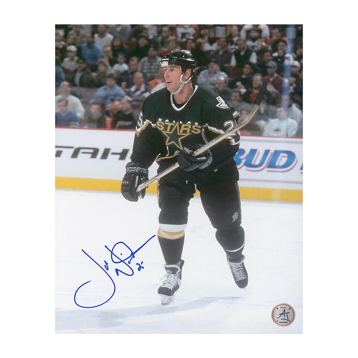 Joe Nieuwendyk Autographed Dallas Stars Hockey 8x10 Photo Joe Nieuwendyk Photo 8x10-hockey, Dallas Stars, supplier stock photo