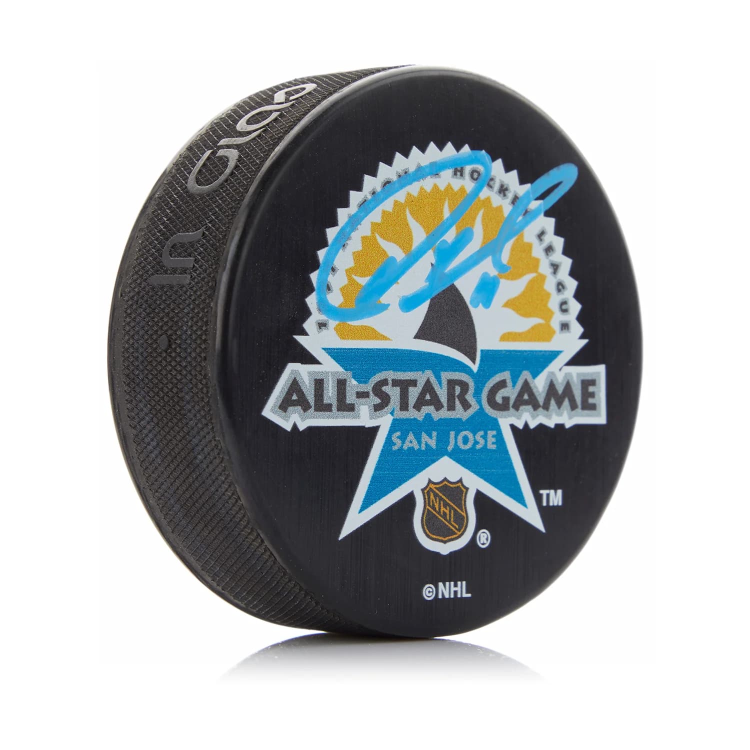 Owen Nolan Autographed 1997 All-Star Game Puck Owen Nolan Puck 1997-all-star-game, supplier stock photo