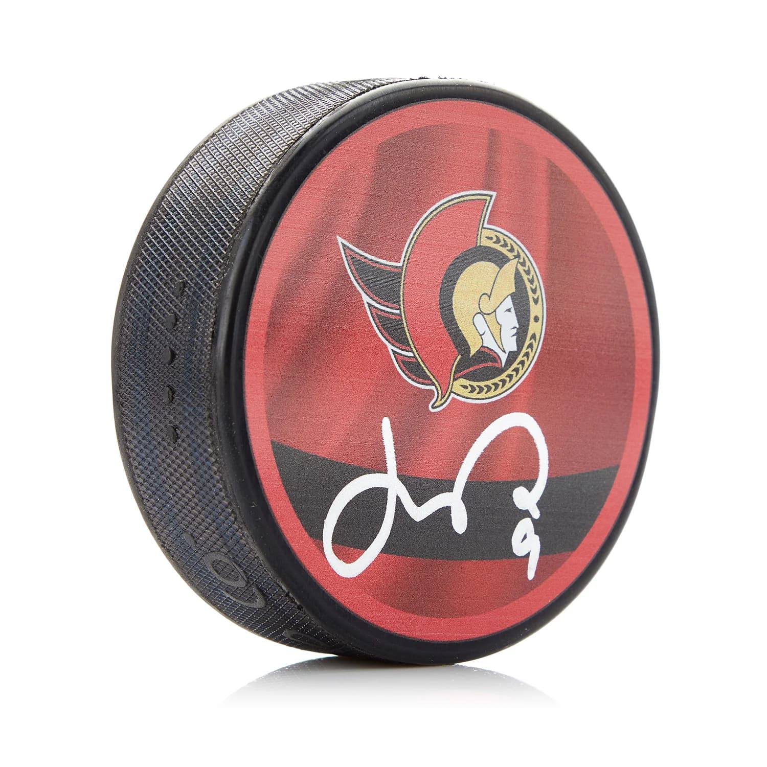 Josh Norris Autographed Ottawa Senators Reverse Retro Puck Josh Norris Puck josh-norris-ottawa-senators-reverse-retro, Ottawa Senators, supplier stock photo