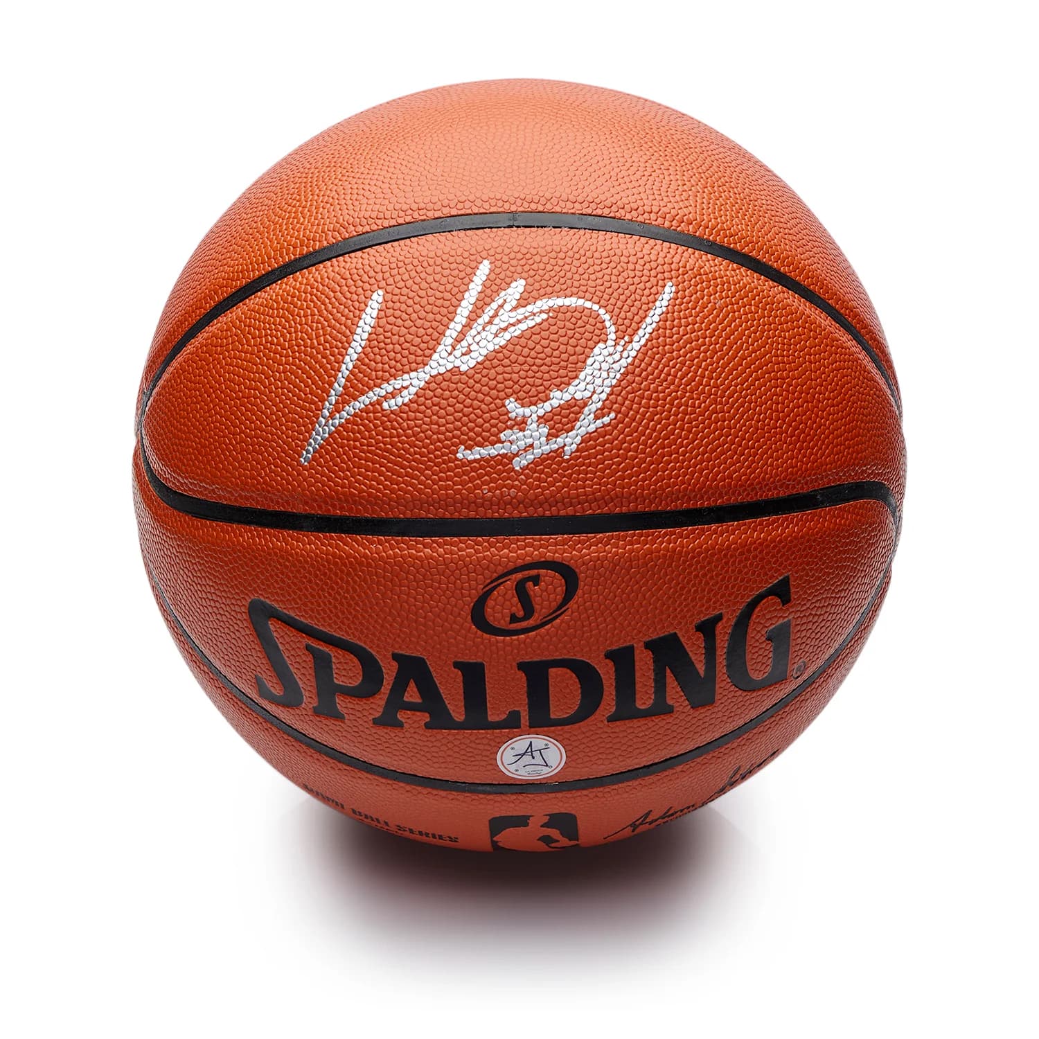 Charles Oakley Autographed Spalding NBA I/O Basketball Charles Oakley Ball spalding-nba-basketball, supplier stock photo