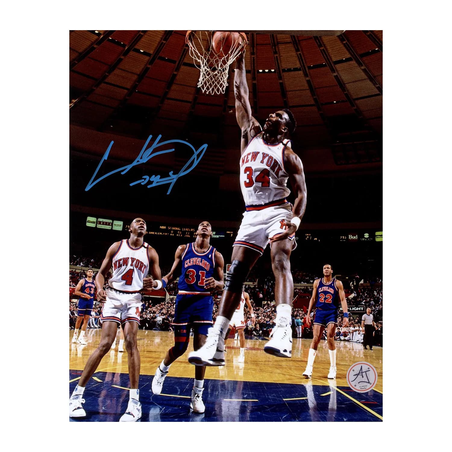 Charles Oakley Autographed New York Knicks Slam Dunk 8x10 Photo Charles Oakley Photo 8x10-slam-dunk, New York Knicks, supplier stock photo