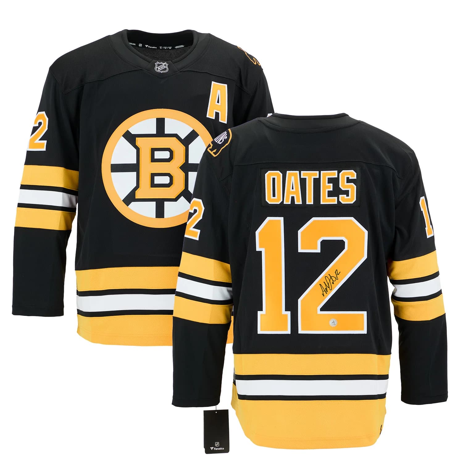 Adam Oates Signed Boston Bruins Fanatics Breakaway Jersey Adam Oates Jersey breakaway, Boston Bruins, view 3, supplier stock photo