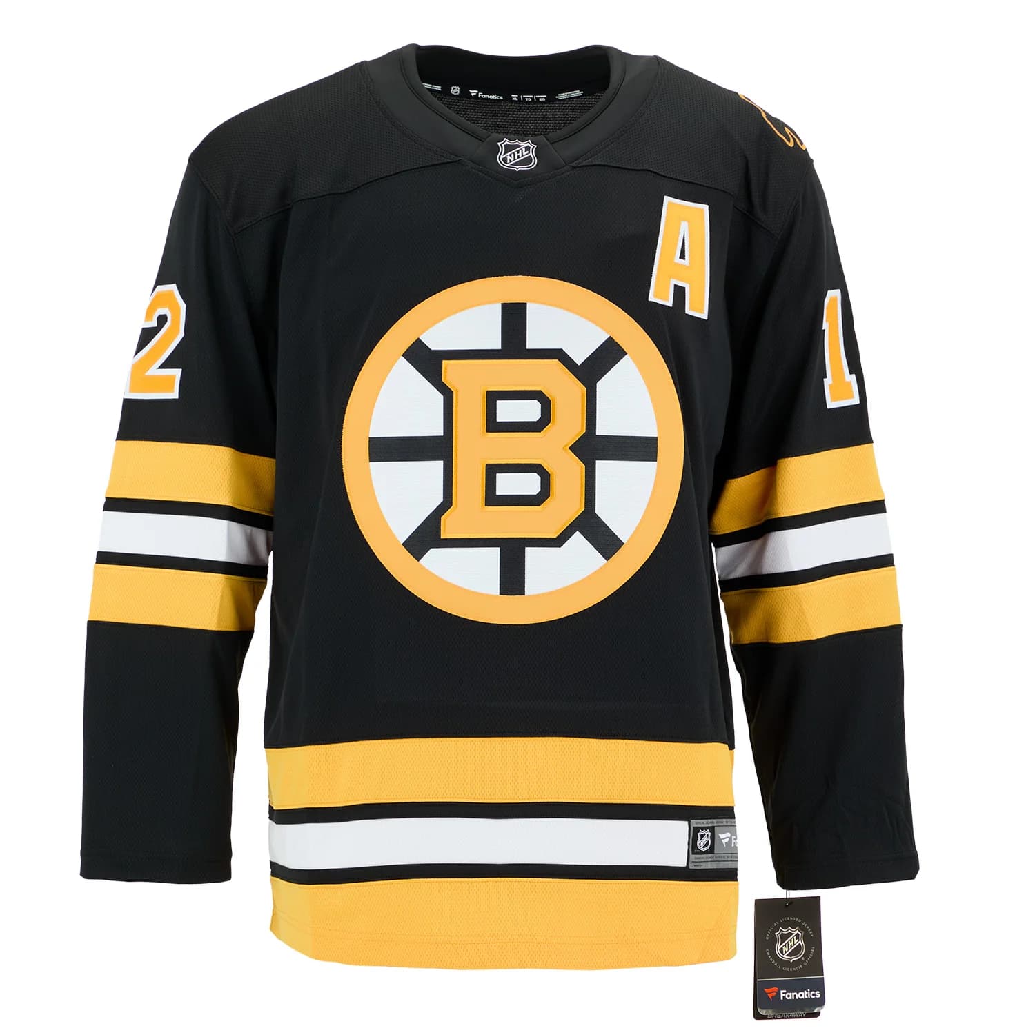 Adam Oates Signed Boston Bruins Fanatics Breakaway Jersey Adam Oates Jersey breakaway, Boston Bruins, view 2, supplier stock photo