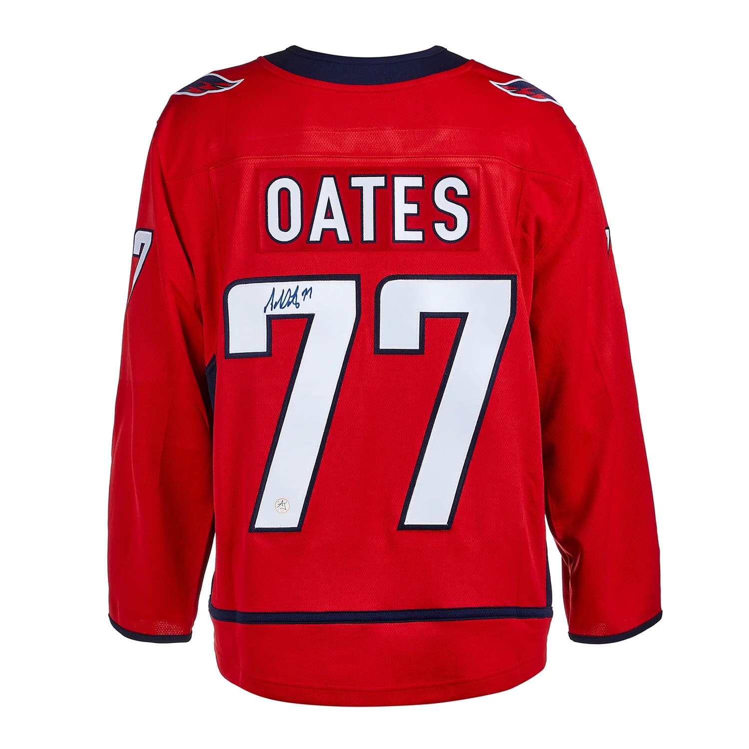 Adam Oates Autographed Washington Capitals Red Fanatics Breakaway Jersey Adam Oates Jersey red-breakaway, Washington Capitals, supplier stock photo