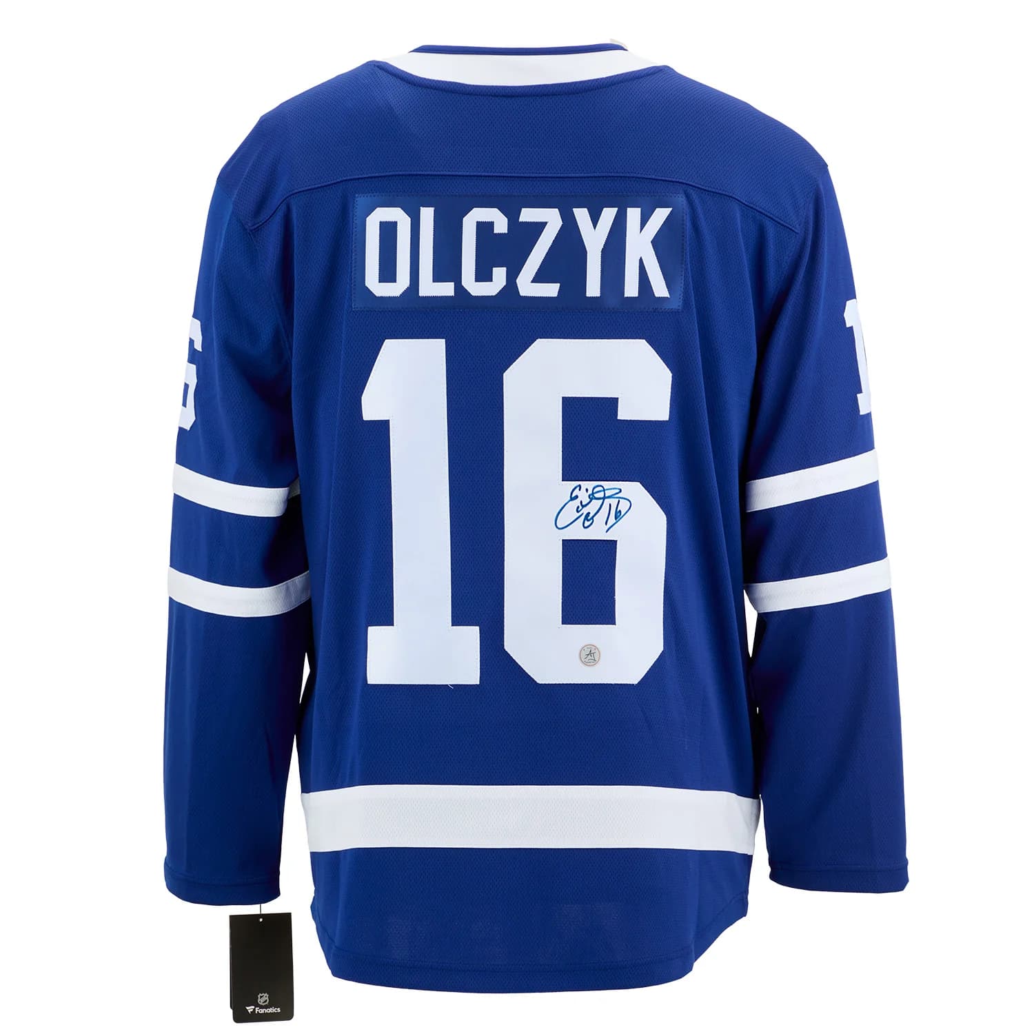 Ed Olczyk Signed Toronto Maple Leafs Fanatics Breakaway Jersey Ed Olczyk Jersey breakaway, Toronto Maple Leafs, supplier stock photo