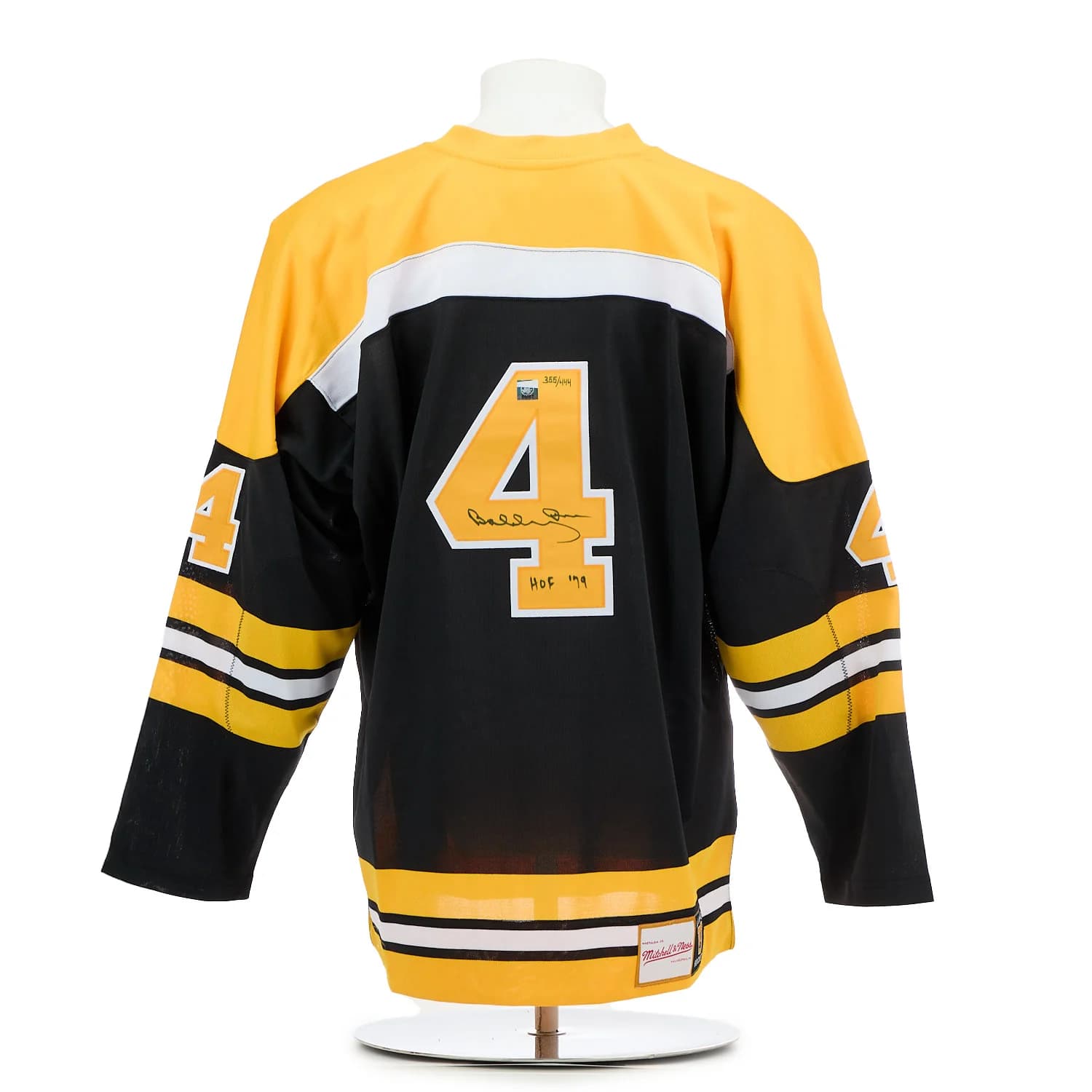 Bobby Orr Boston Bruins Signed & Inscribed Mitchell & Ness Retro Jersey #355/444 Bobby Orr Jersey boston-bruins-inscribed-mitchell-ness-retro, Boston Bruins, supplier stock photo