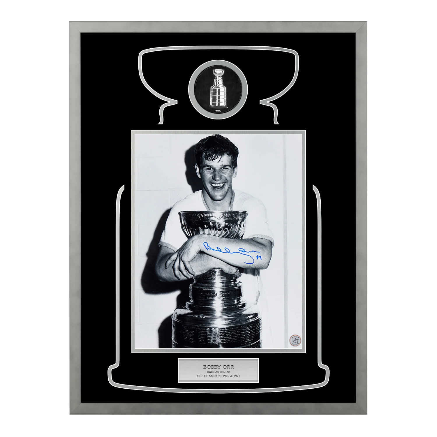 Bobby Orr Signed Boston Bruins Cup Champion 20x26 Frame Bobby Orr Other 20x26-boston-bruins-cup-champion-frame, Boston Bruins, supplier stock photo